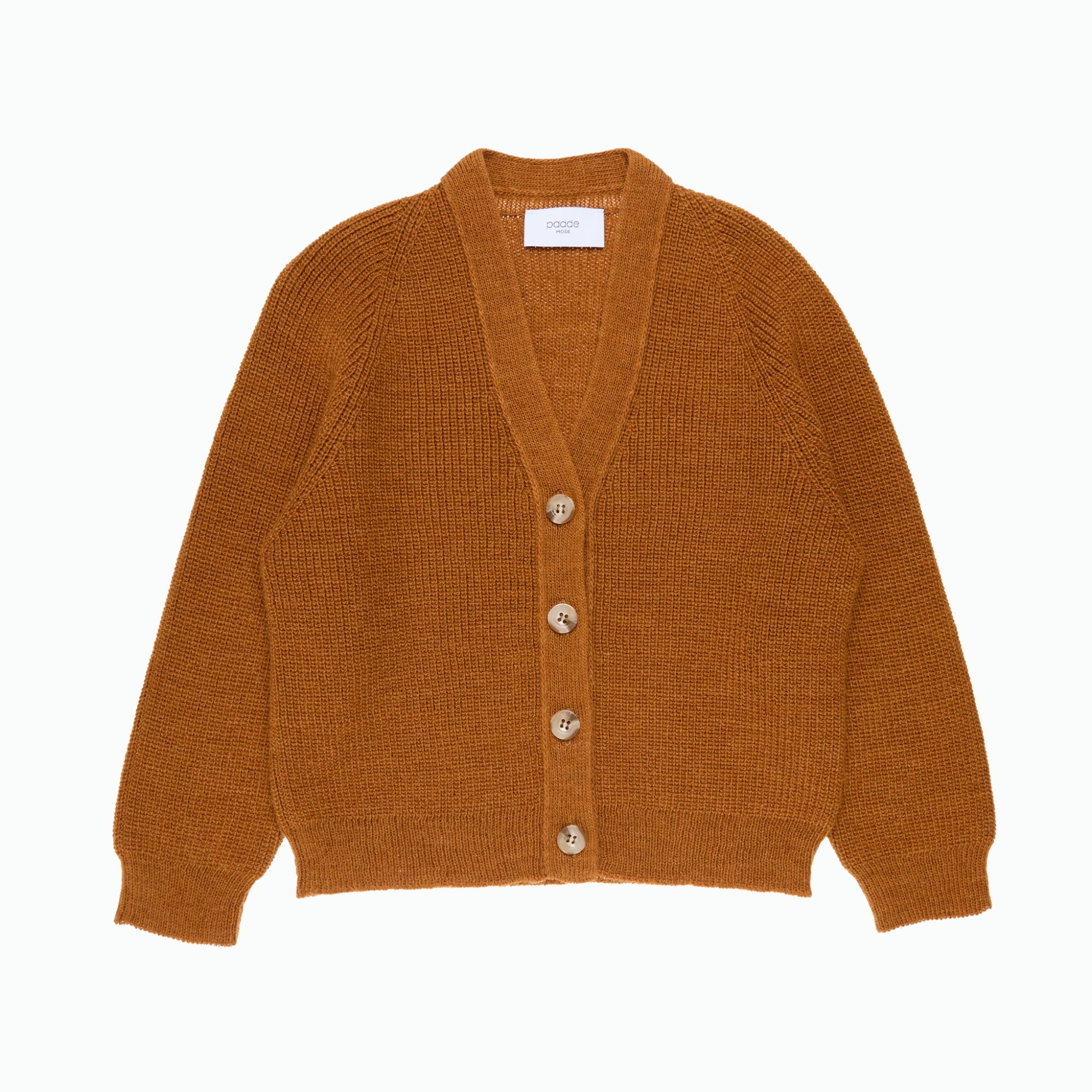 Wool Cardigan Tempo, Brown