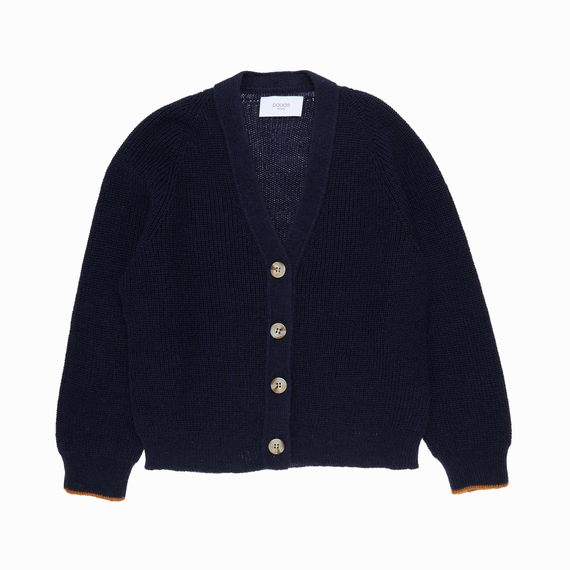Wool Cardigan Tempo, Dark Blue
