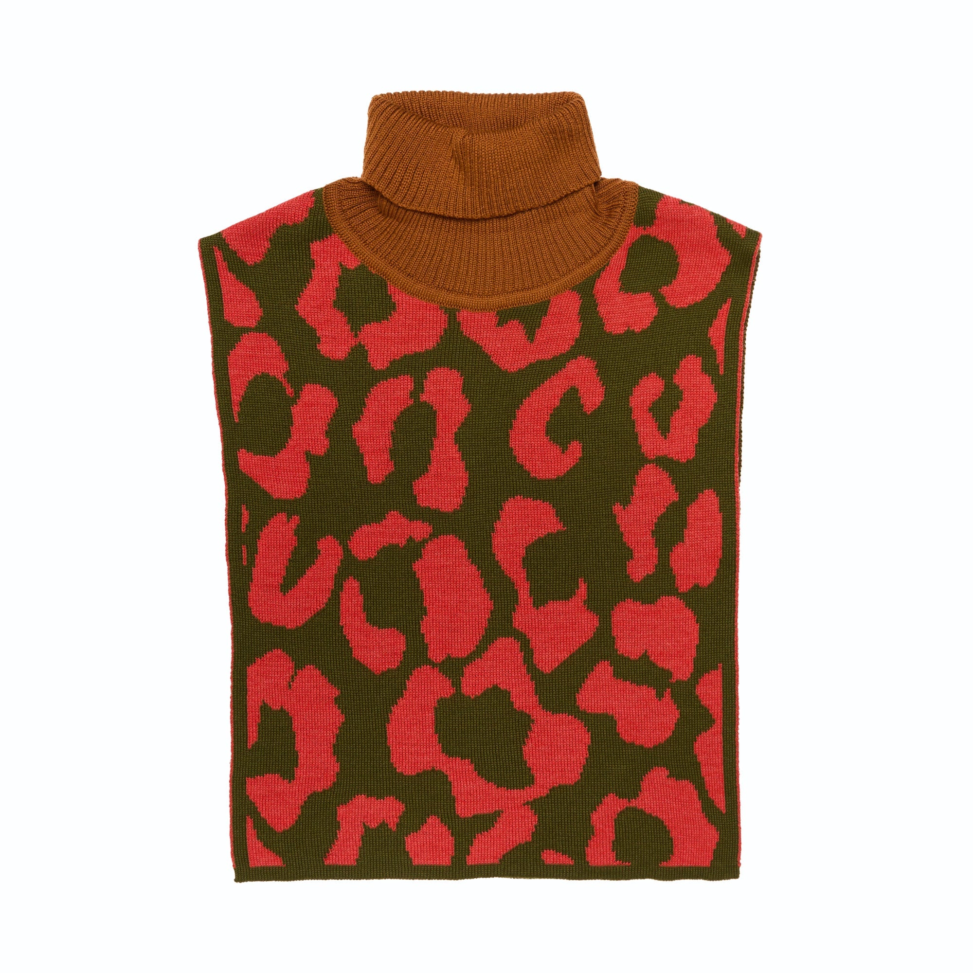 Wool Roll Neck Fiora, Brown