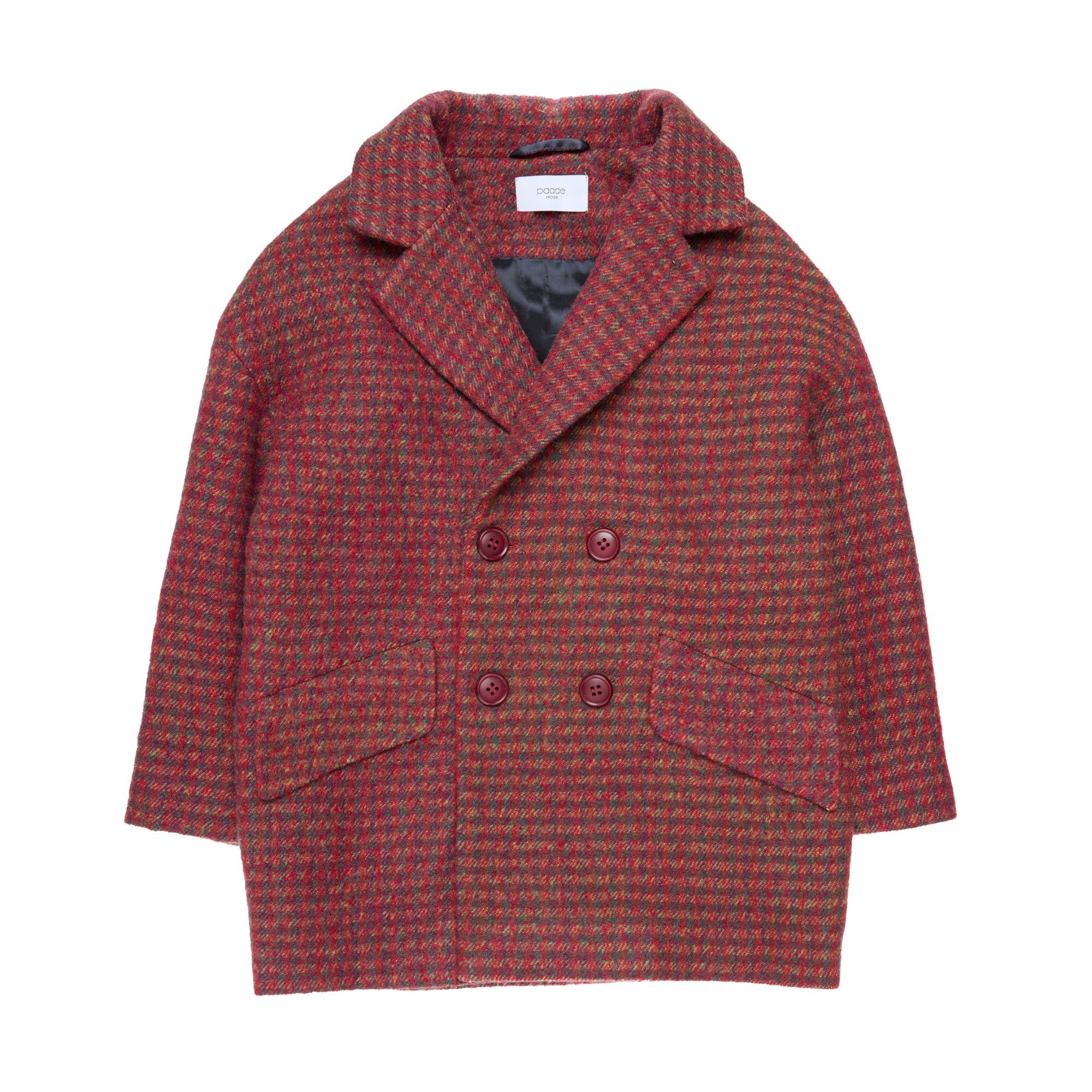 Wool Oversized Coat Odette, Red