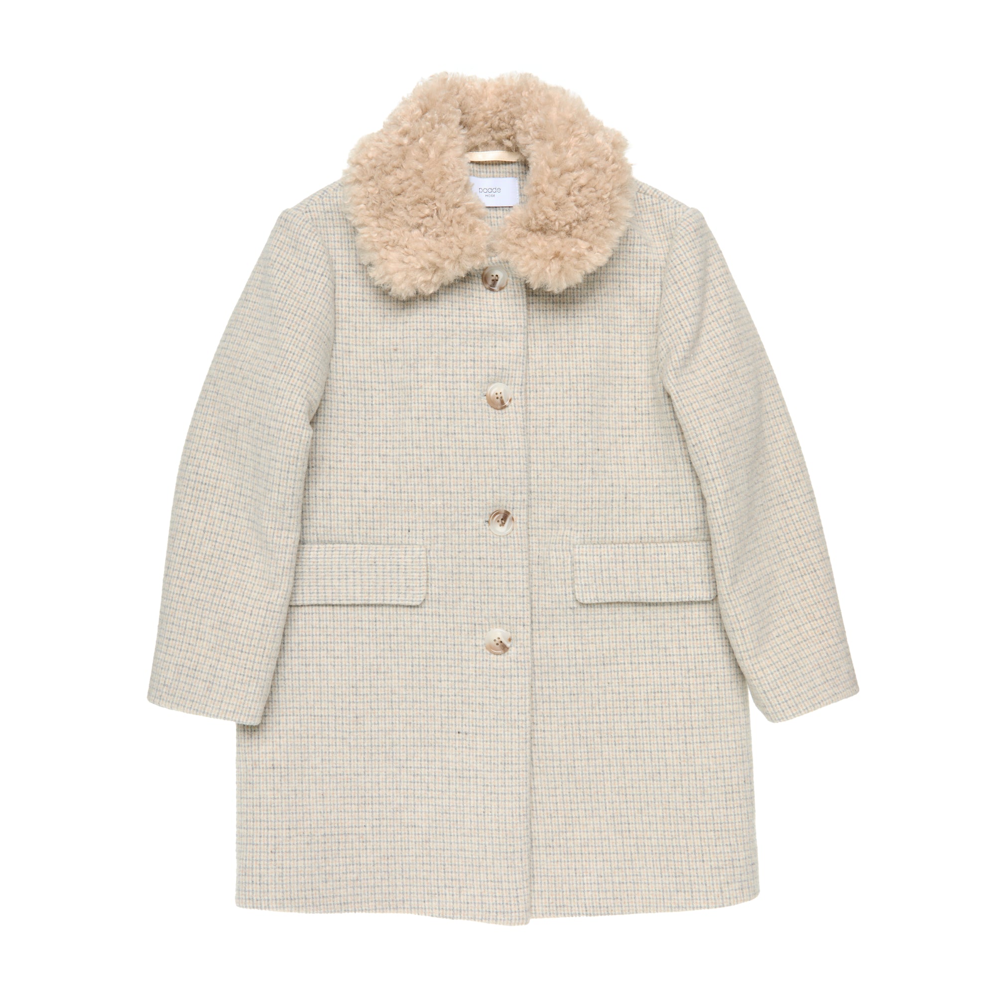 Wool Coat Perla, Grey