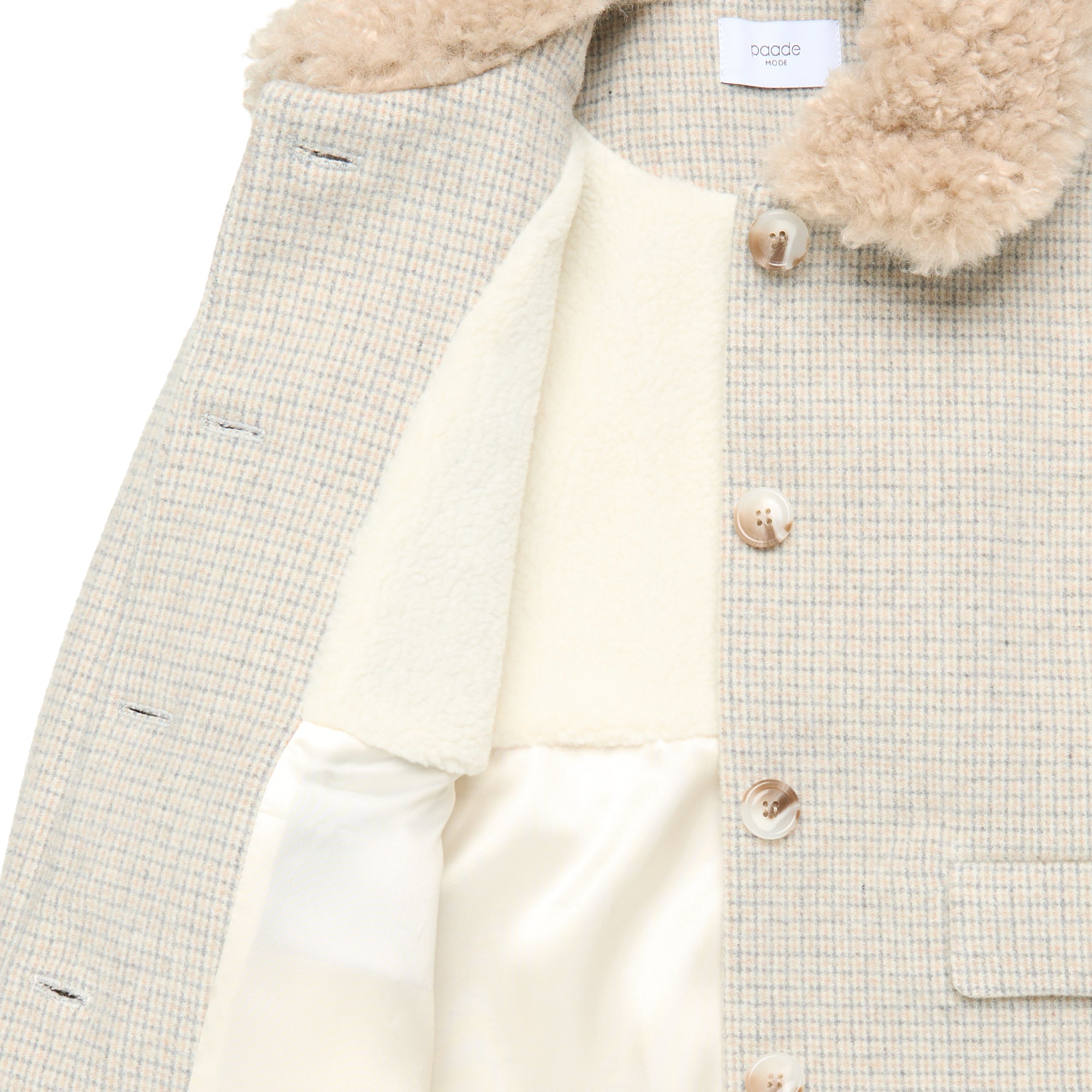 Wool Coat Perla, Grey
