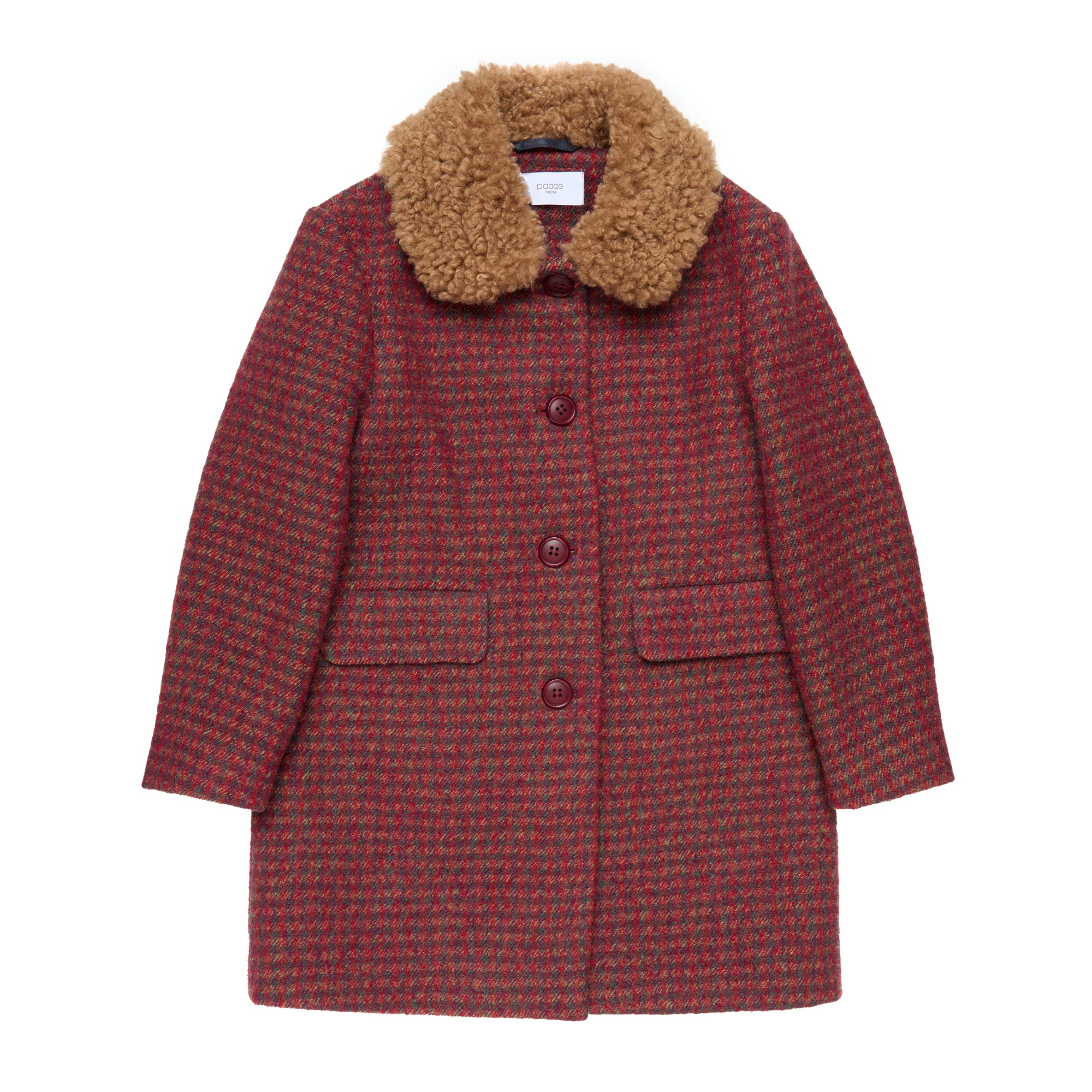 Wool Coat Odette, Red
