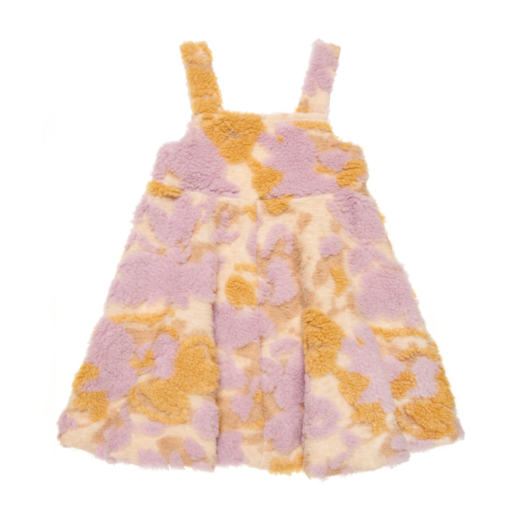 Teddy Pinafore Dress Lilla, Violet