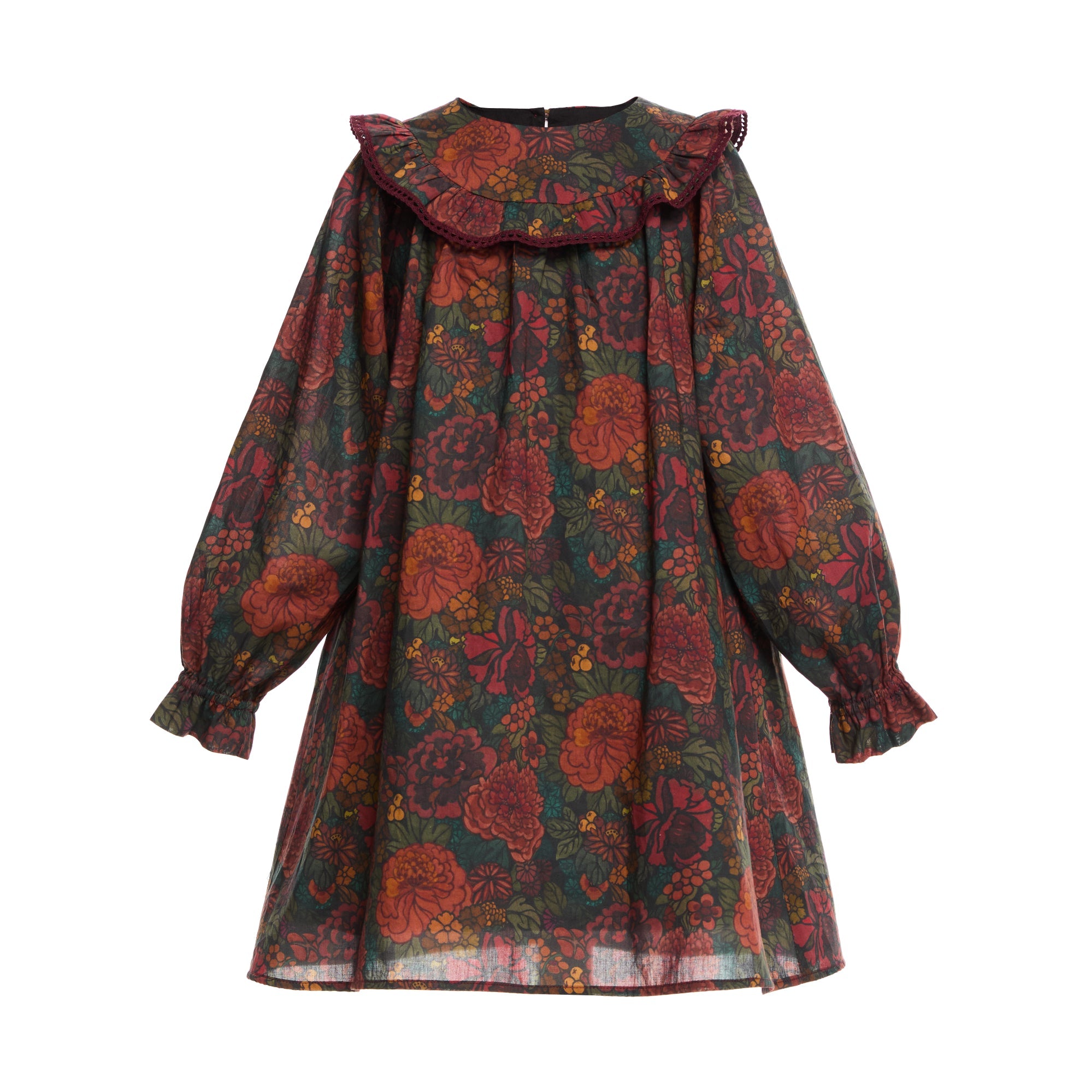 Cotton Dress Beatrice, Red