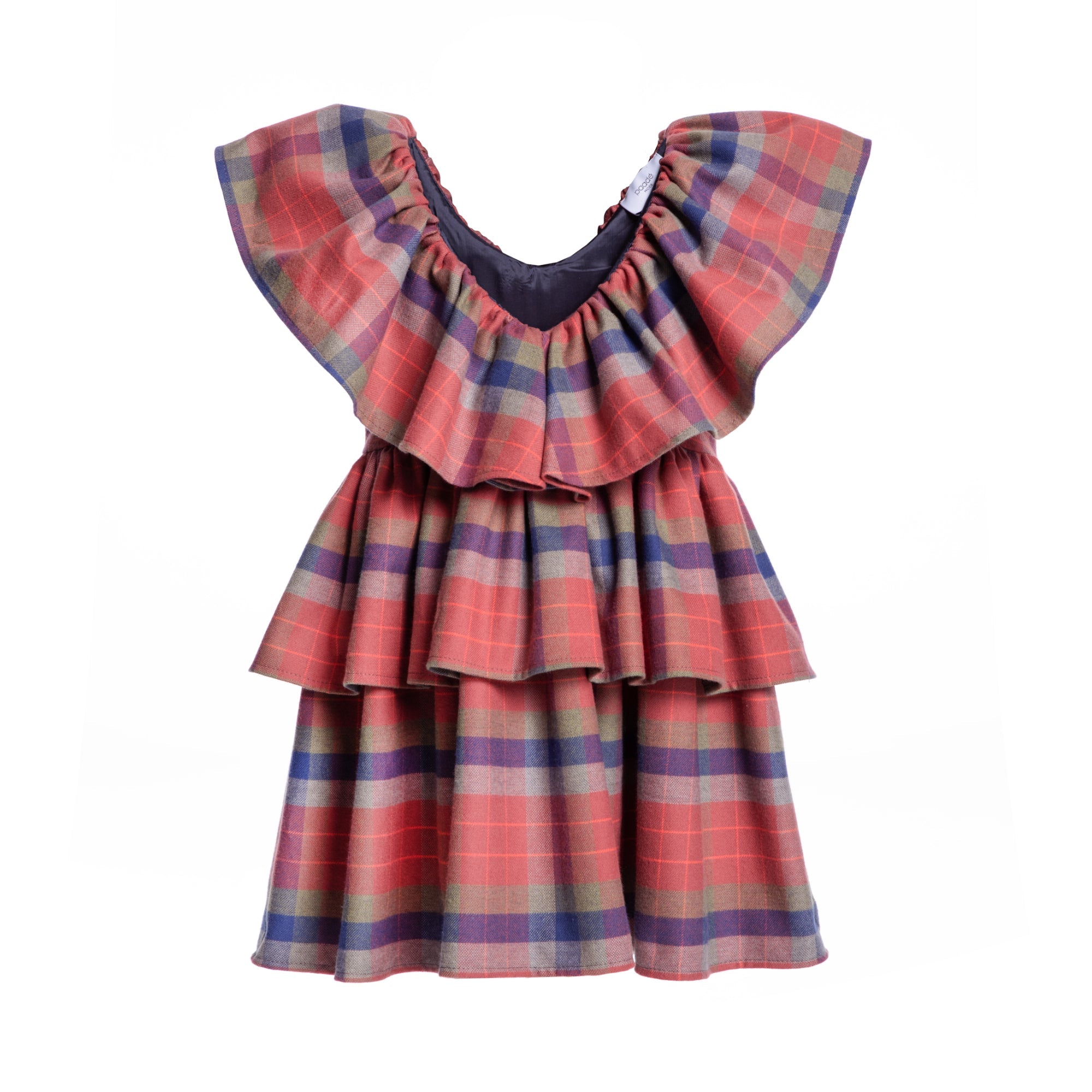 Cotton Pinafore Dress Marisa, Red
