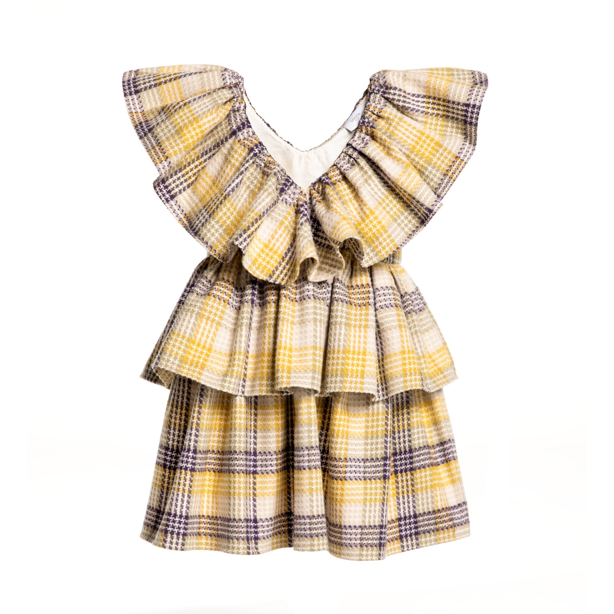Cotton Pinafore Dress Vero, Yellow