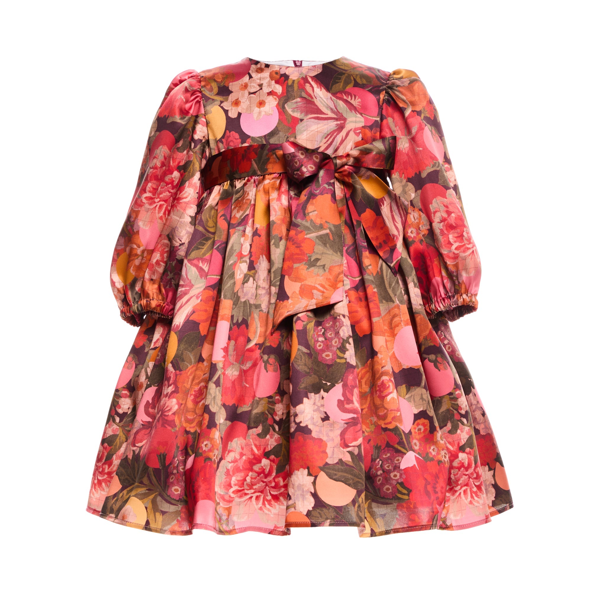Silk Dress Felice, Red