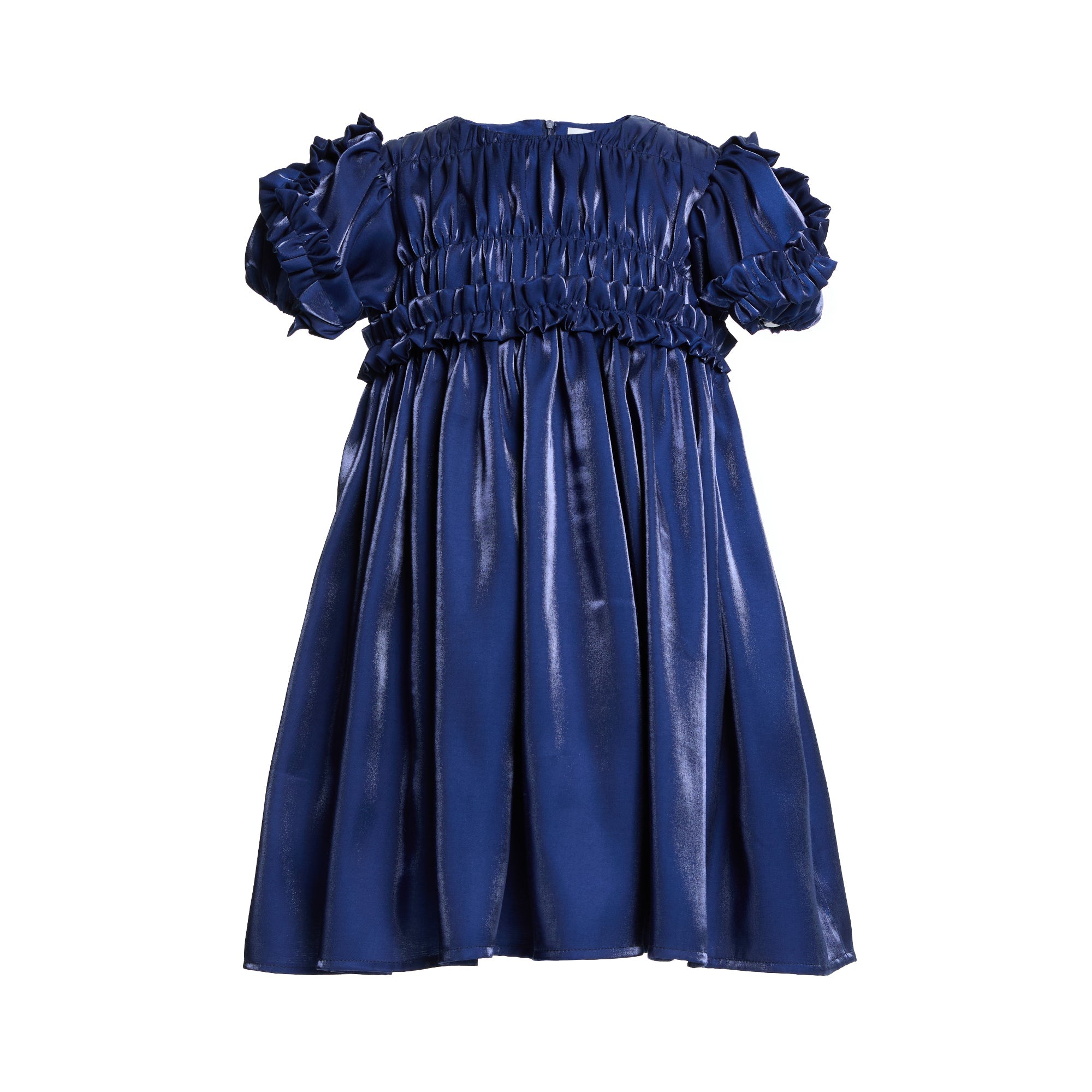 Viscose Dress Luna, Blue