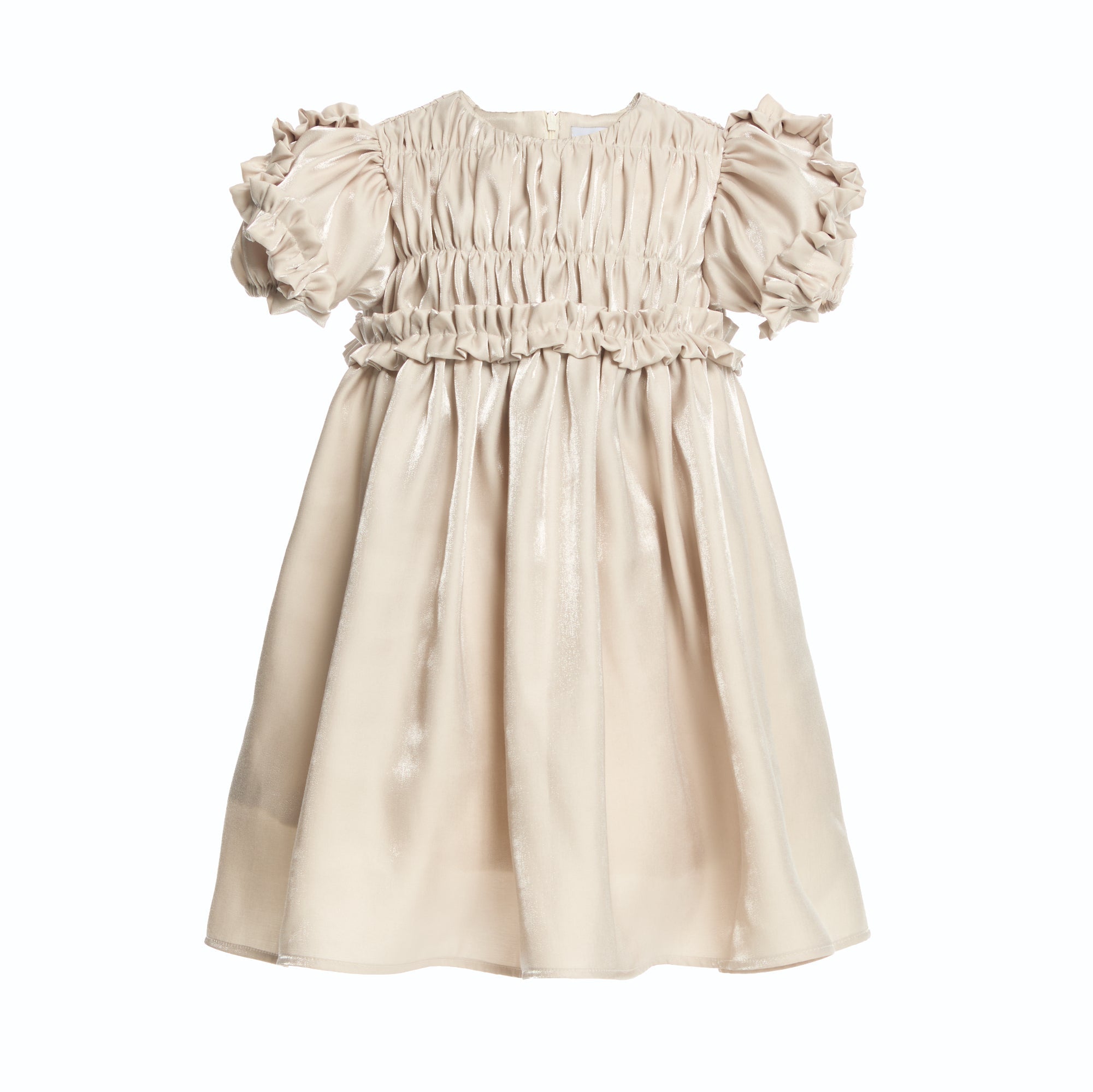 Viscose Dress Luna, Beige