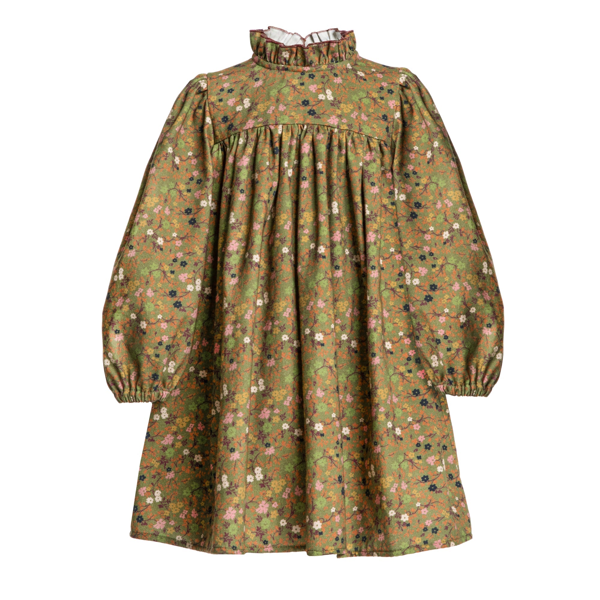 Corduroy Dress Fiorella, Green