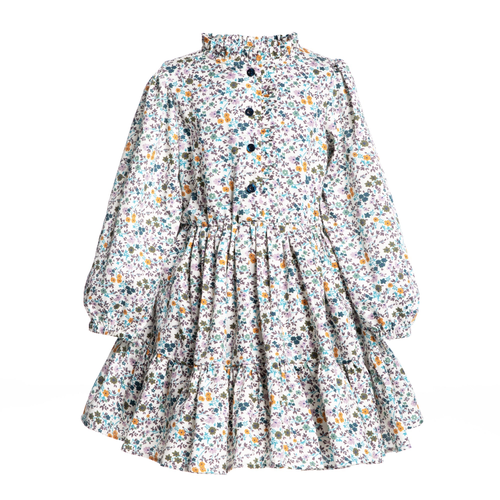 Cotton Shirtdress Fiorella, White