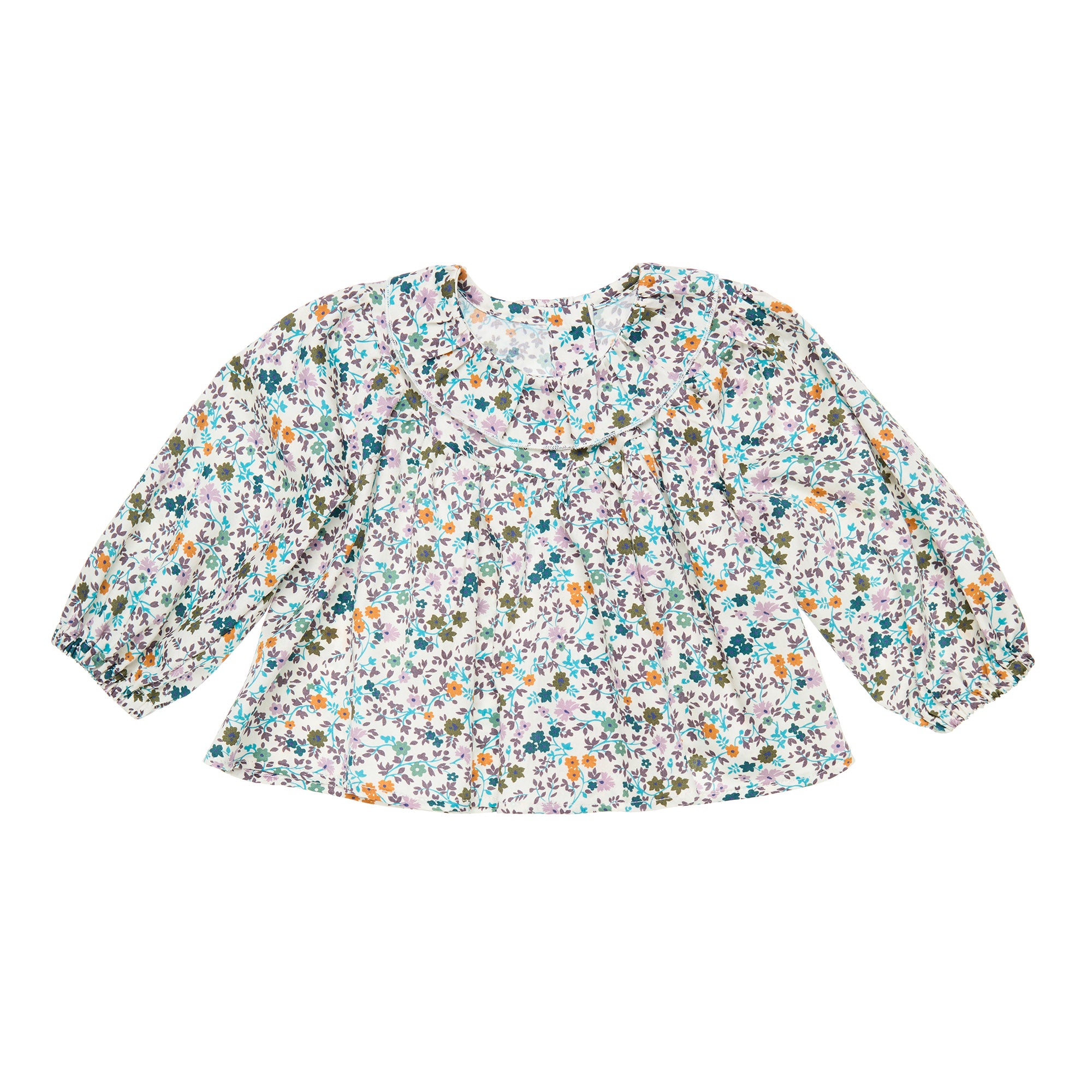 Cotton Baby Blouse Fiorella, White