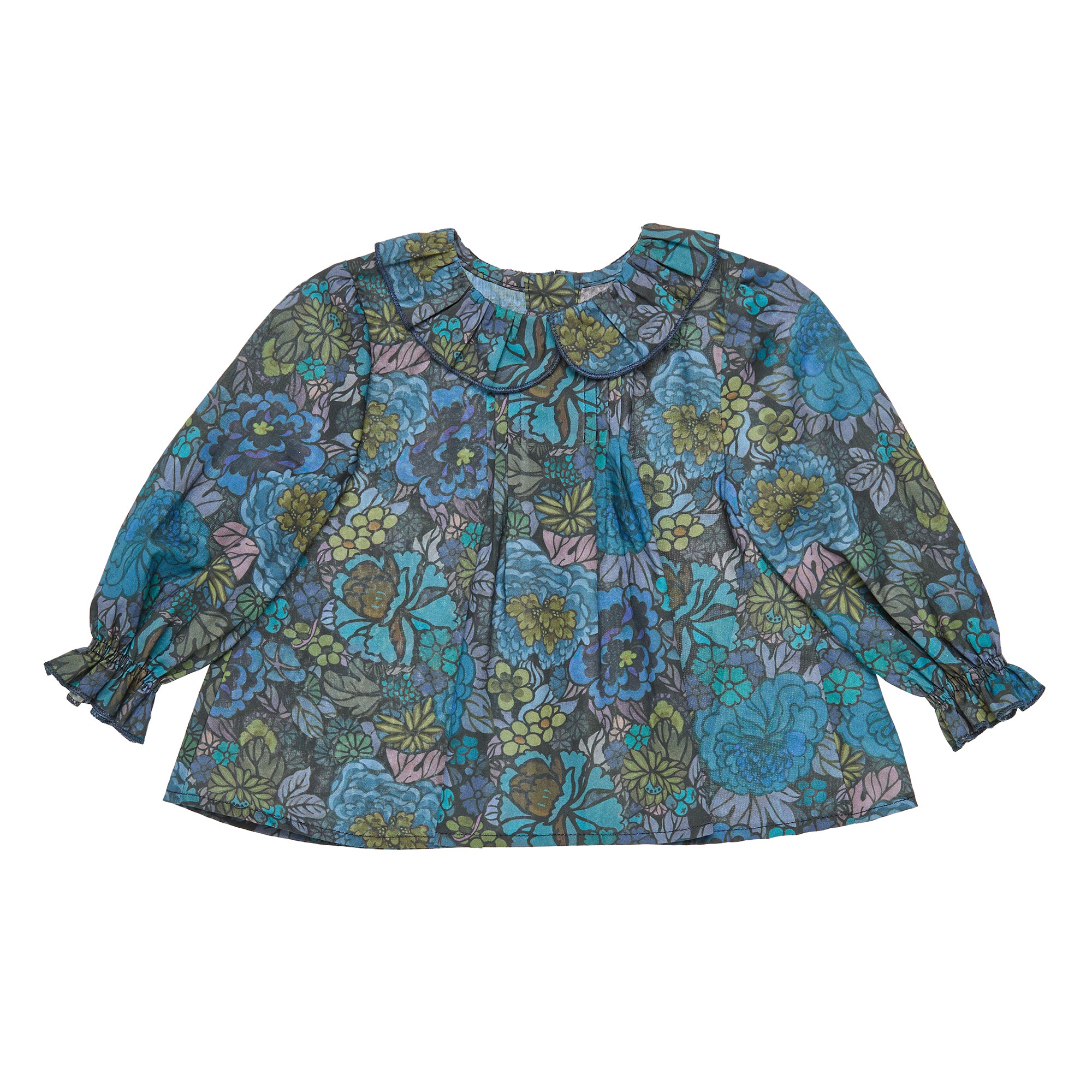 Cotton Baby Blouse Beatrice, Blue