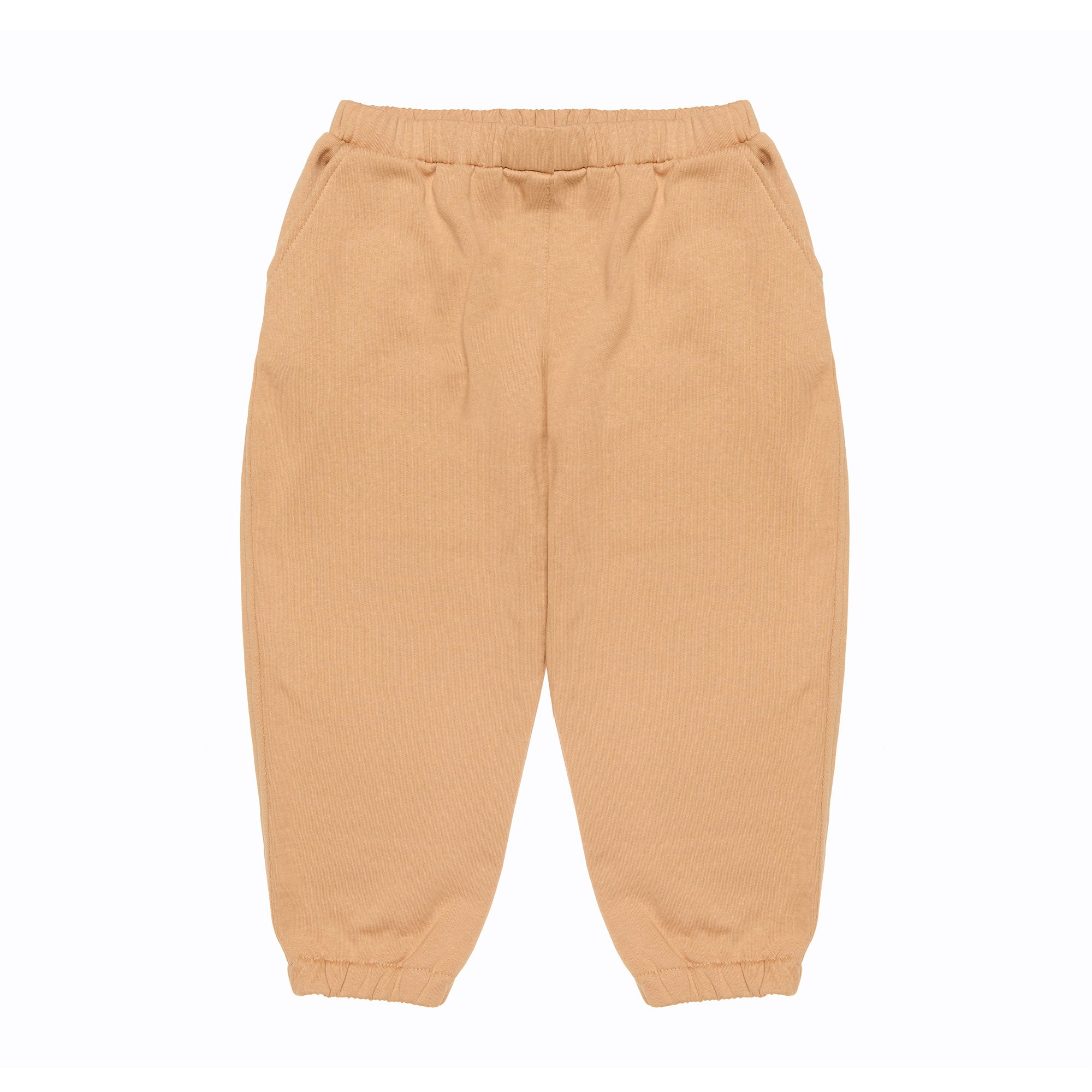 Organic Cotton Baby Joggers Luca, Camel