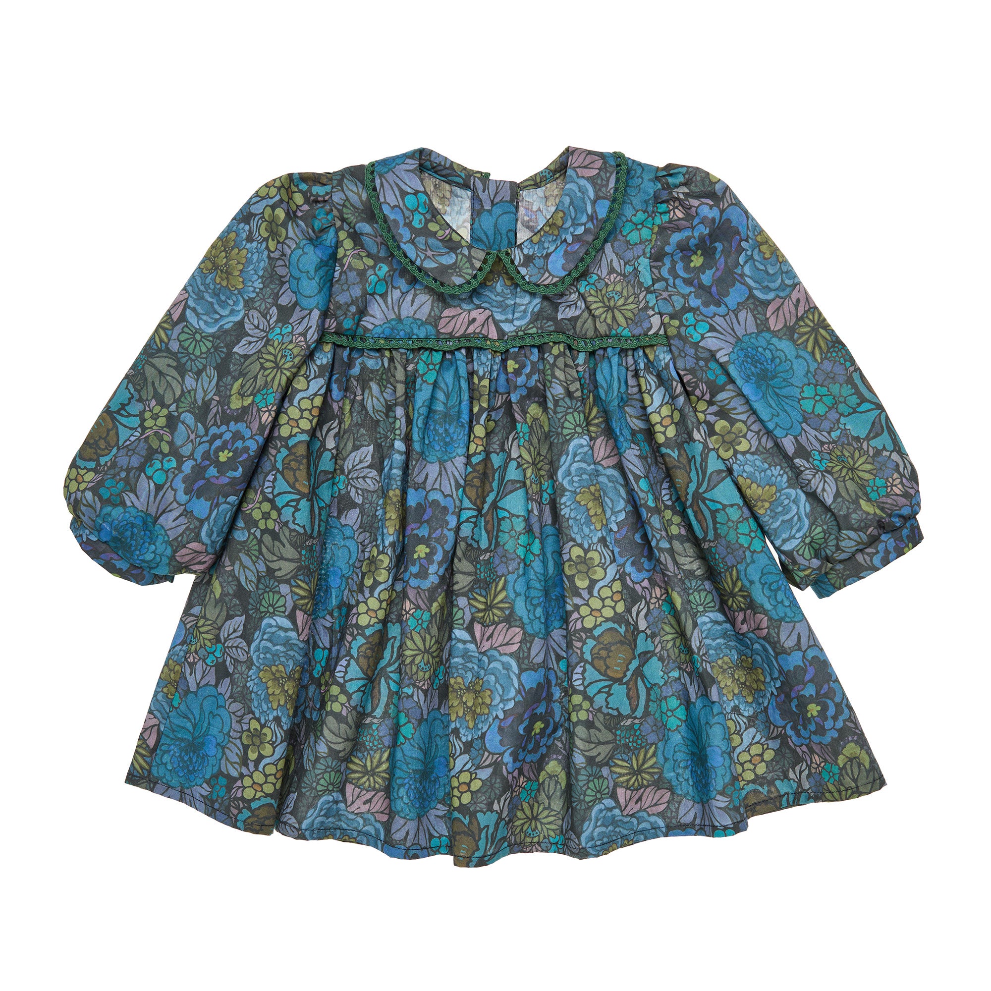 Cotton Baby Dress Beatrice, Blue