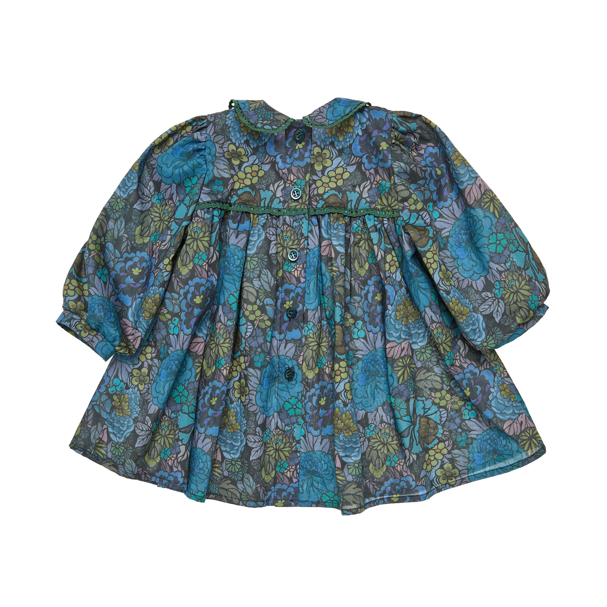 Cotton Baby Dress Beatrice, Blue