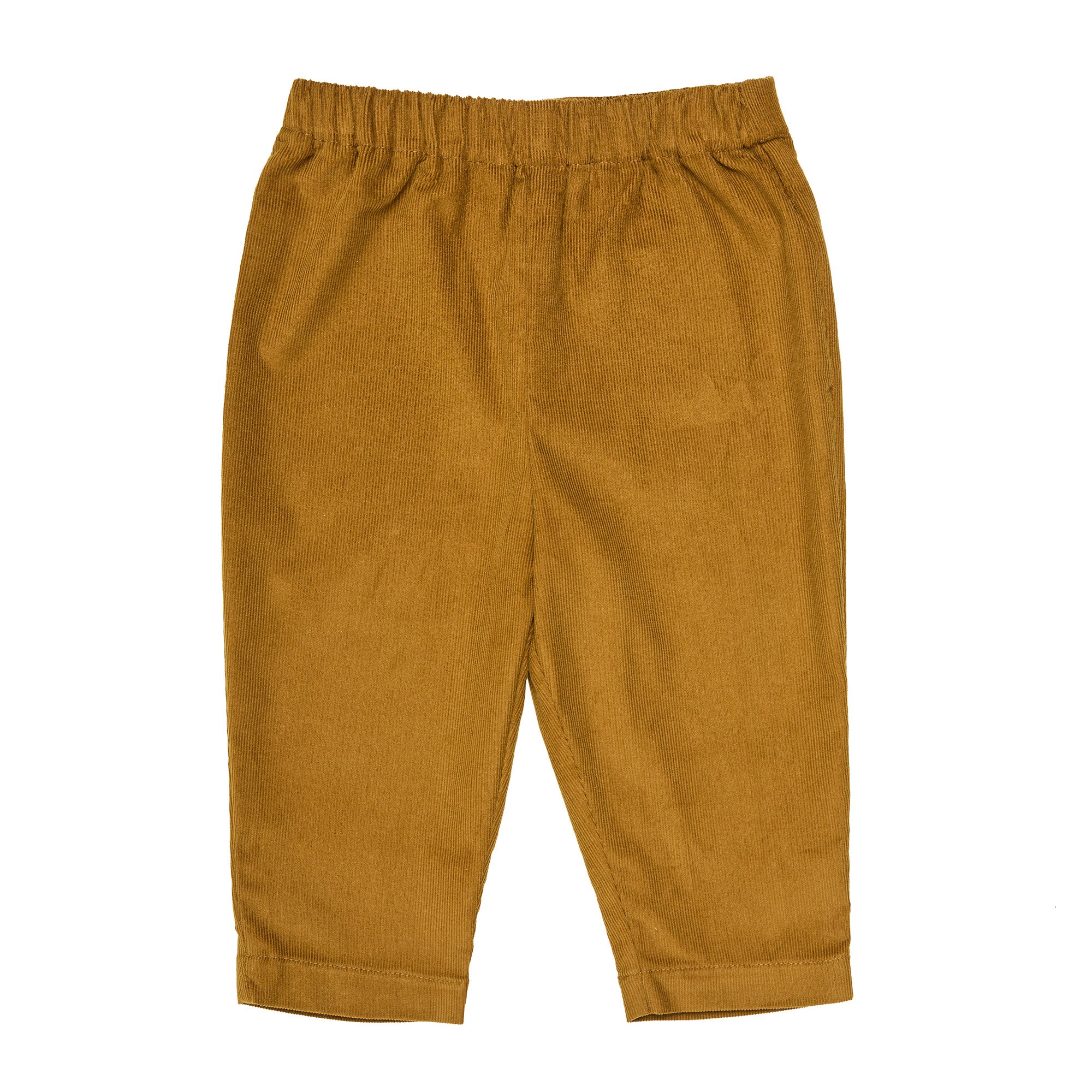 Corduroy Baby Trousers Nocciola, Hazel Green