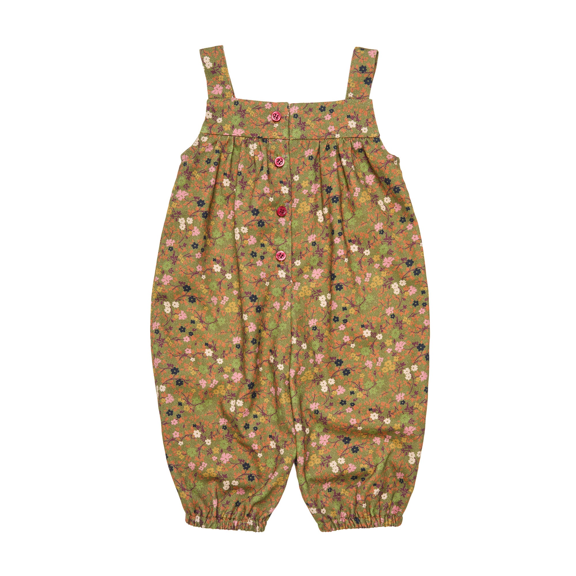 Corduroy Baby Romper Fiorella, Green