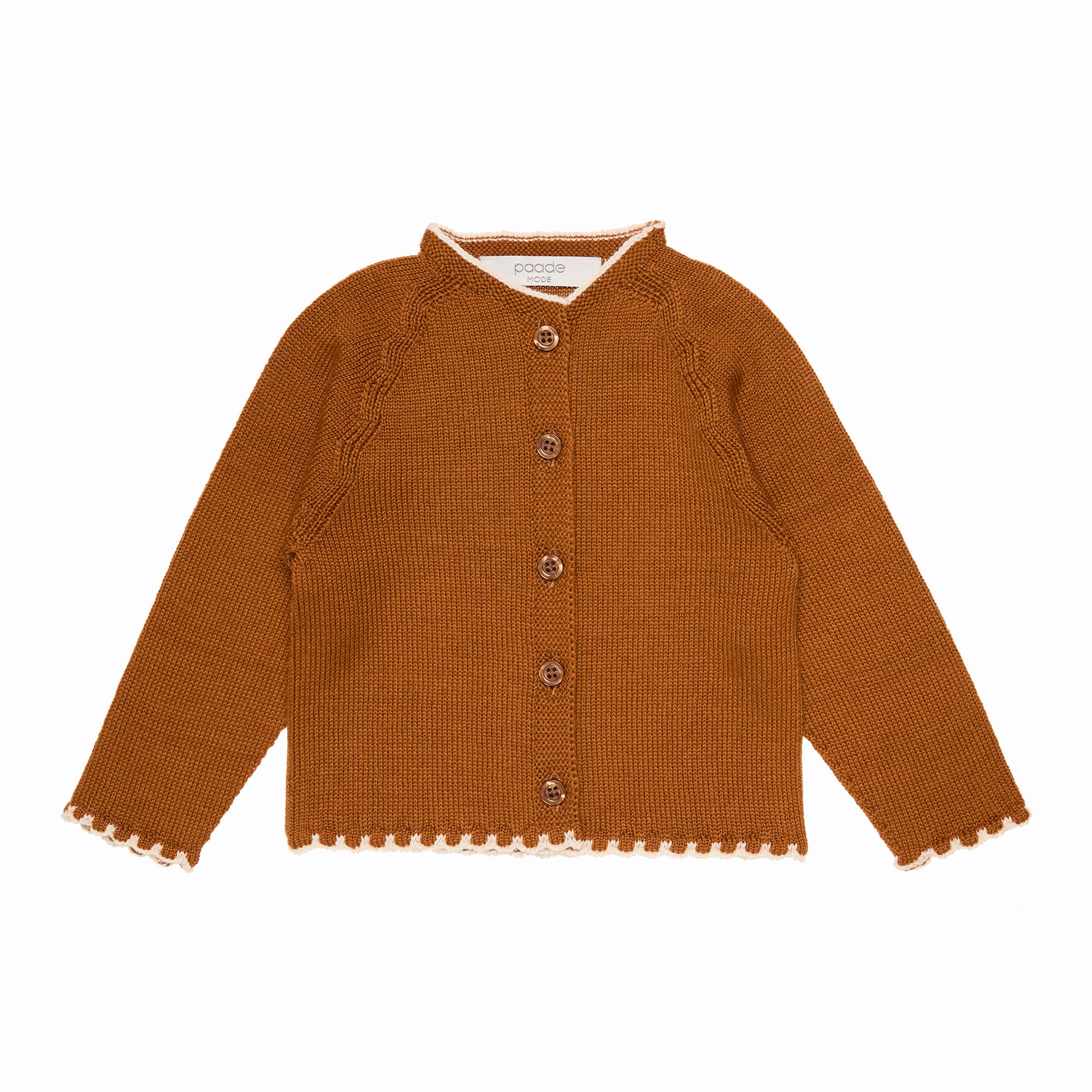 Wool Baby Cardigan Bambi, Brown