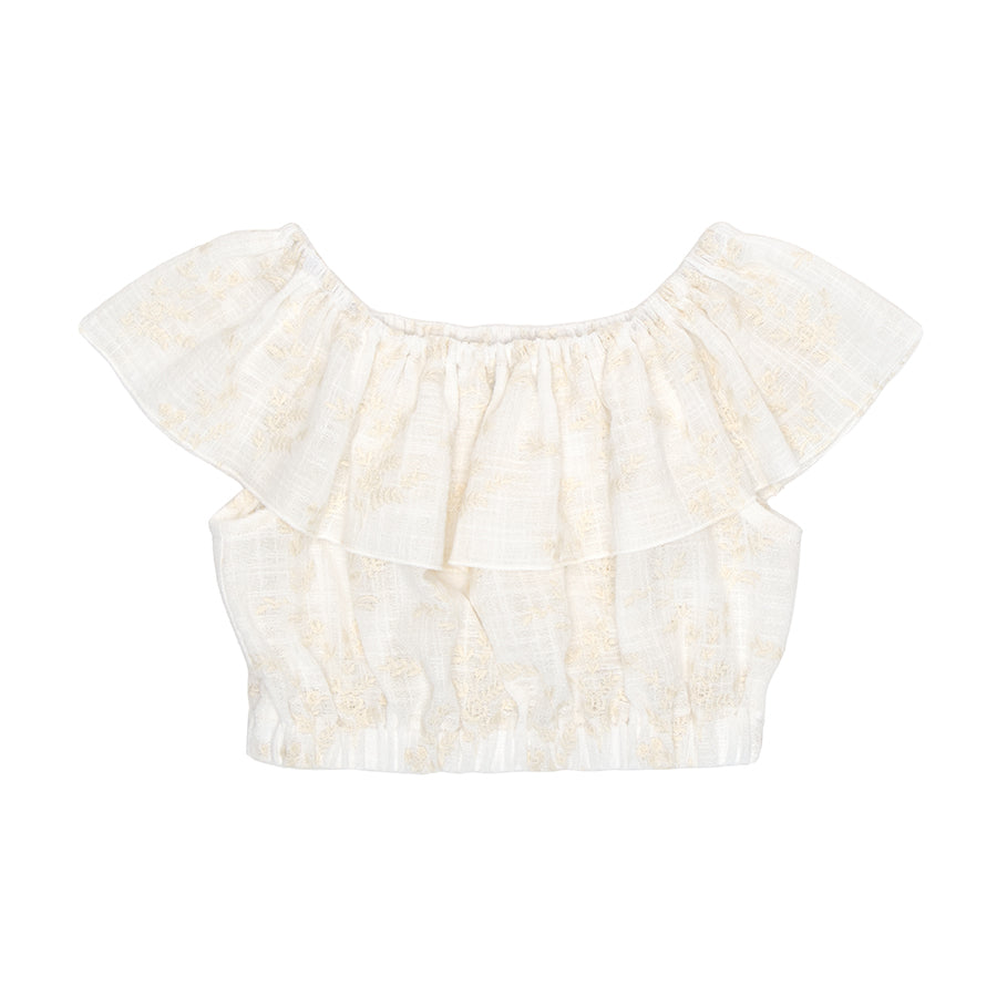 Millie Top Cotton, White