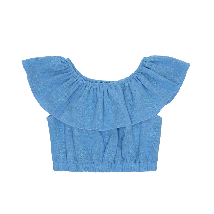 Millie Top Cotton, Blue