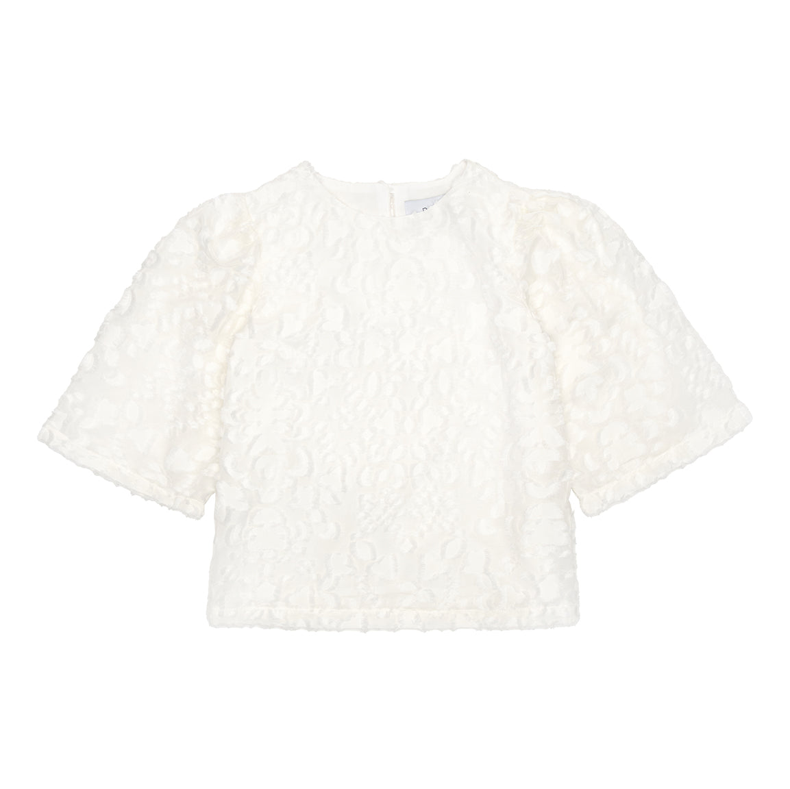 Clara Blouse Chiffon, White