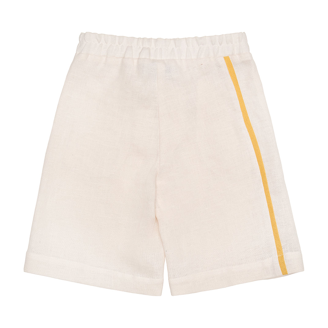 Aria Shorts Linen, Beige