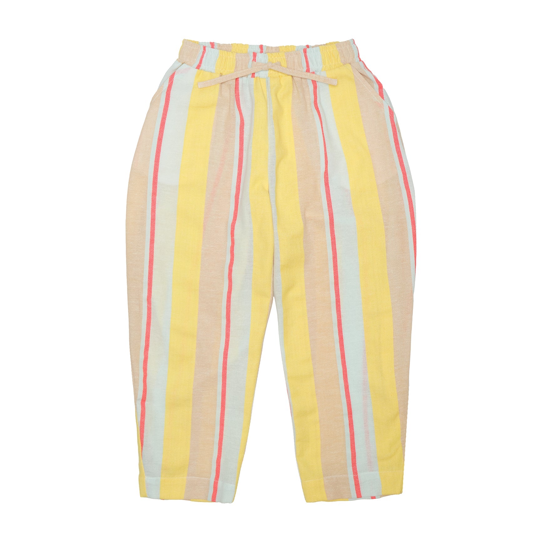 Harper Trousers Cotton, Yellow Stripes