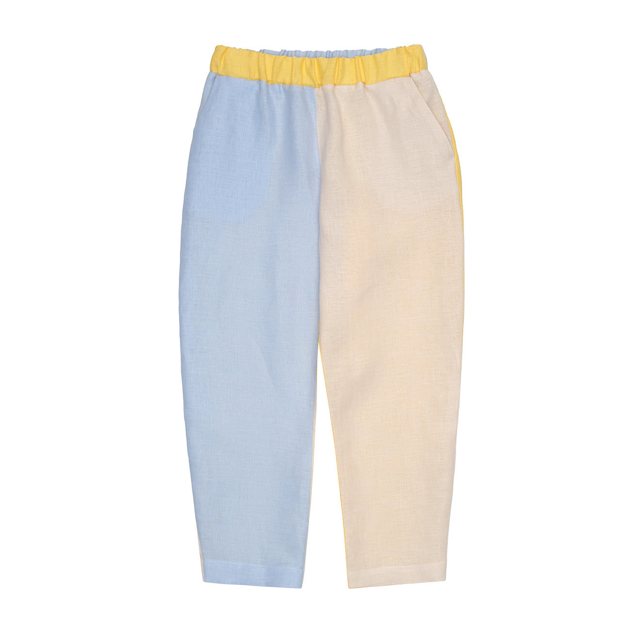 Aria Trousers Linen, Multicolor