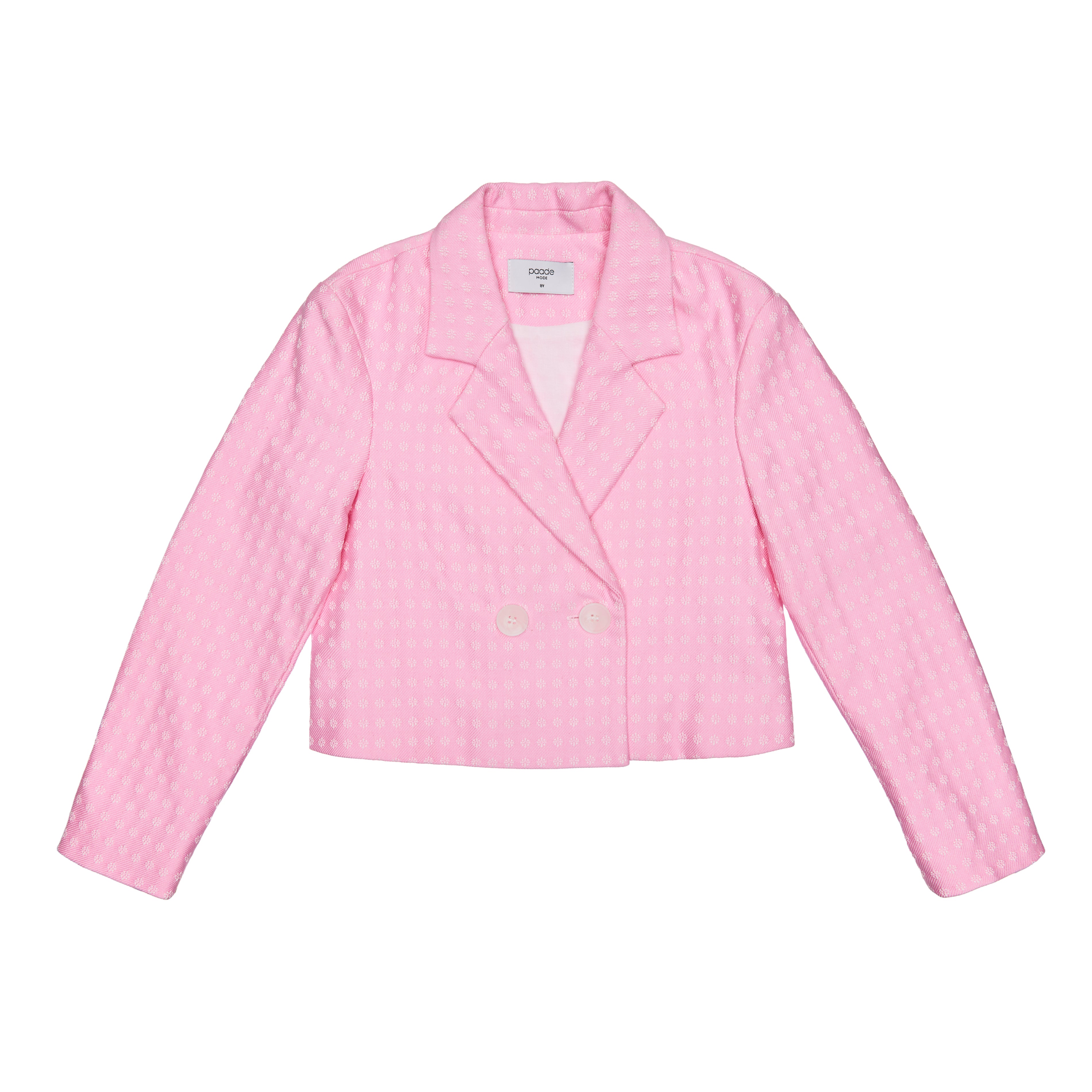 Special Edition Charlie Crop Jacket Cotton, Pink