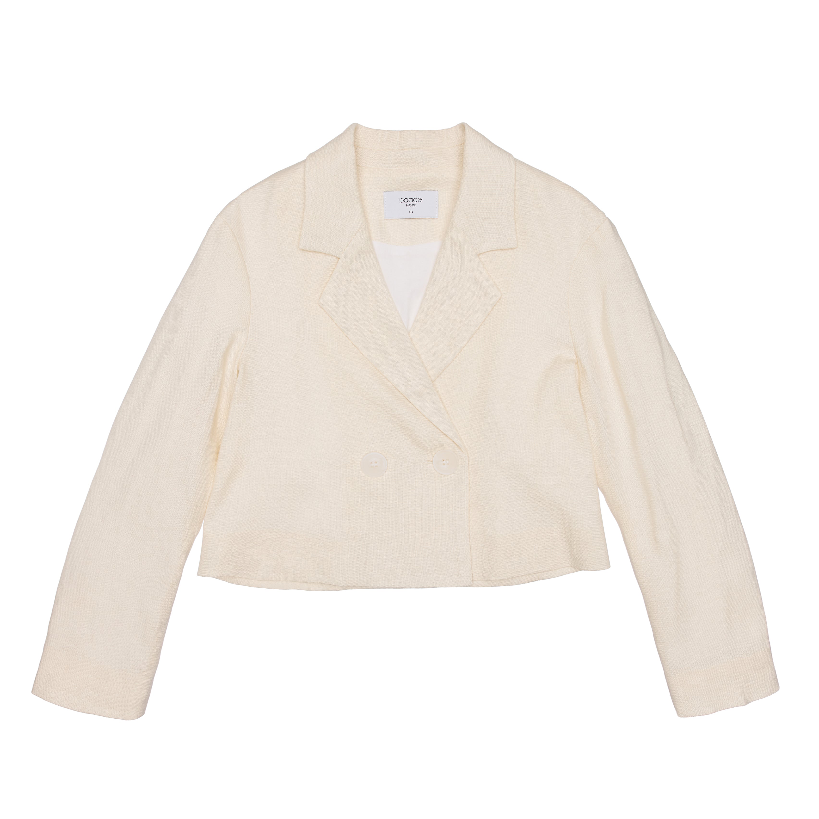 Special Edition Aria Crop Jacket Linen, Beige