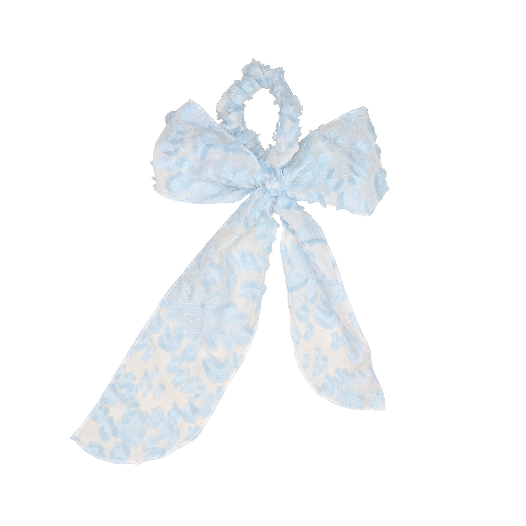 Clara Scrunchie Chiffon, Blue