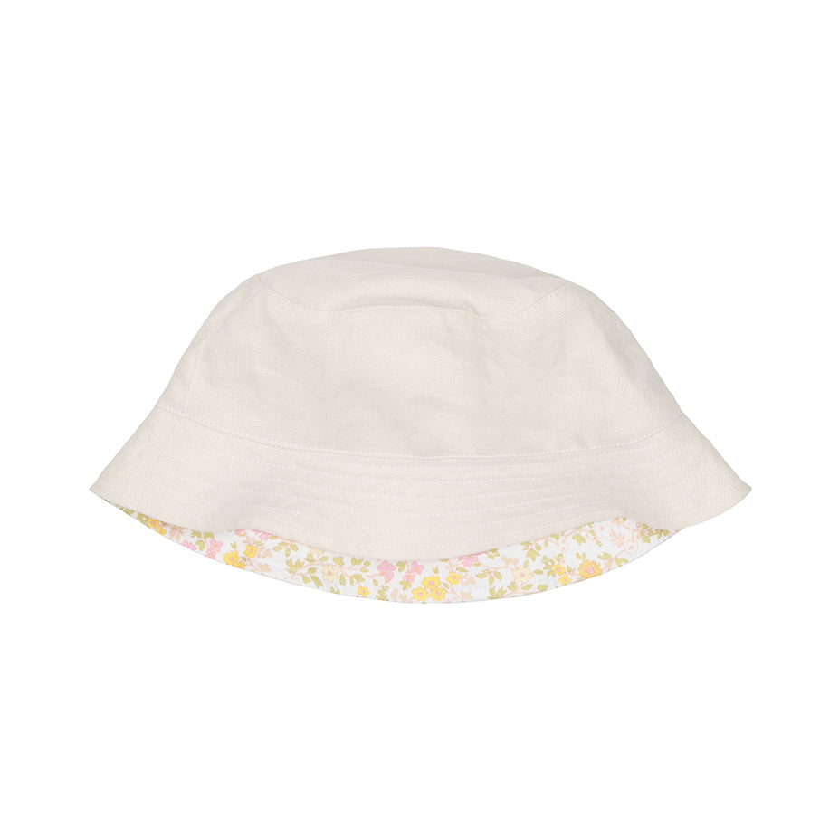 Aria Bucket Hat Linen, Beige