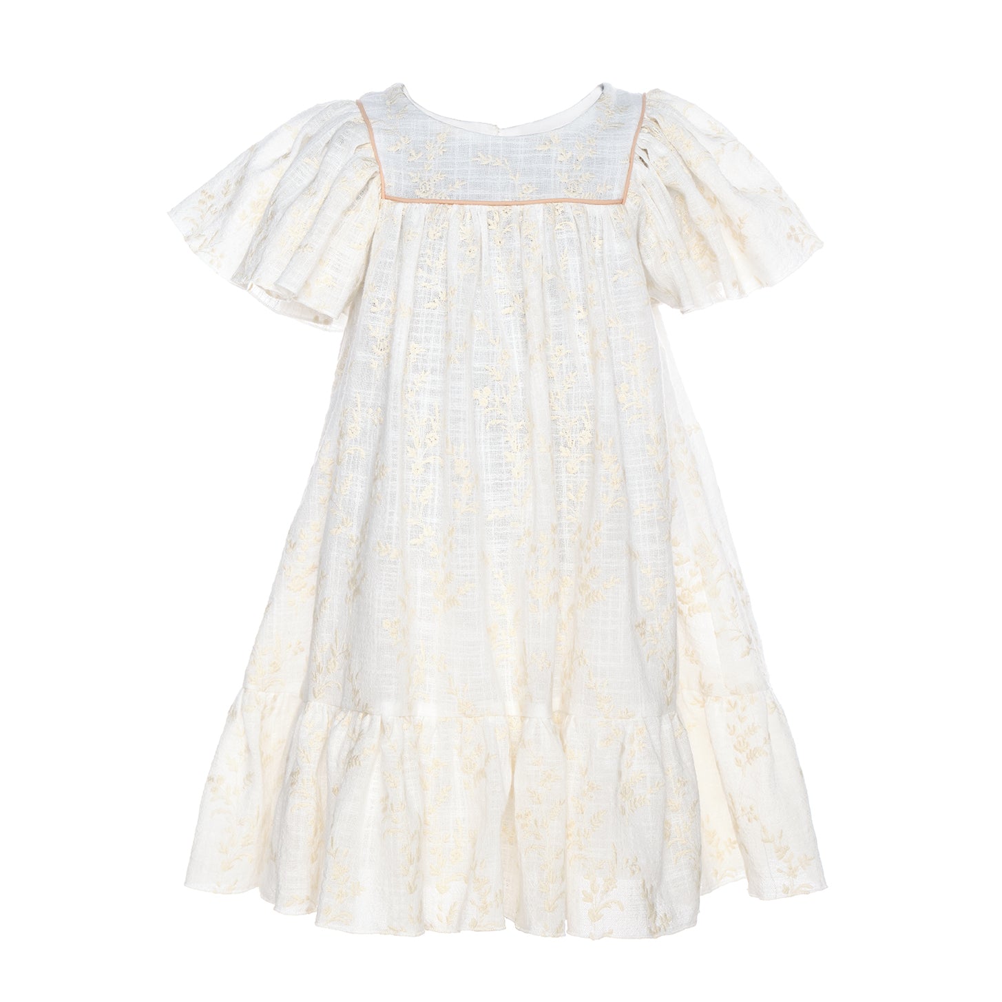 Millie kokvilnas Kleita, Balta