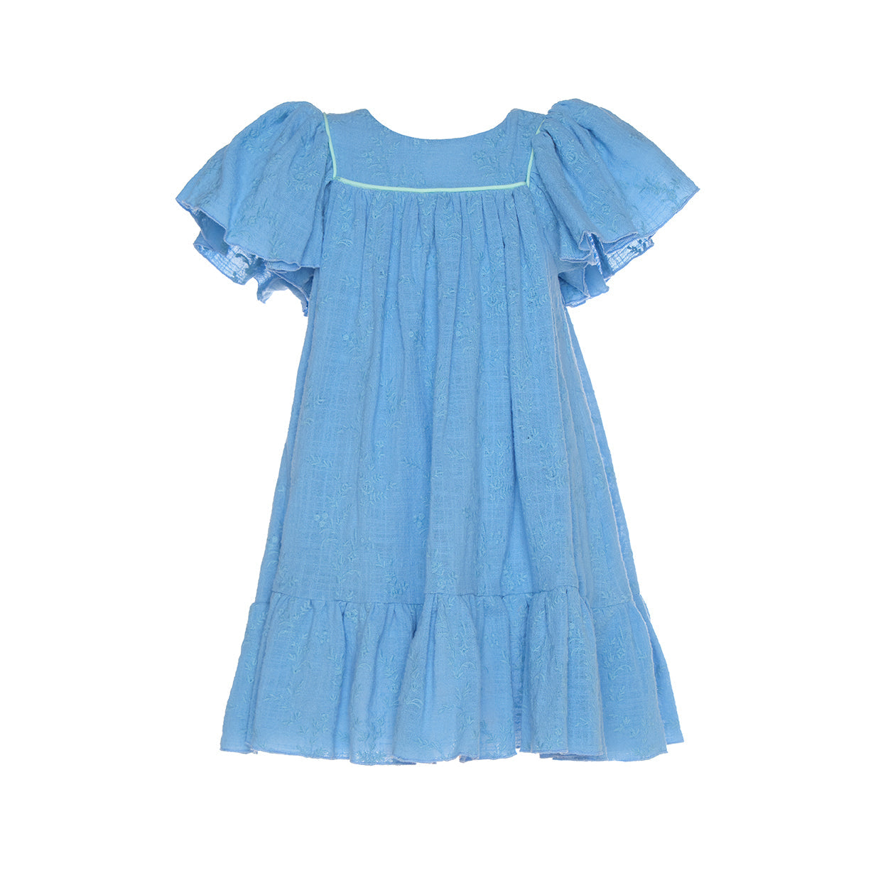 Millie kokvilnas Kleita, Zila