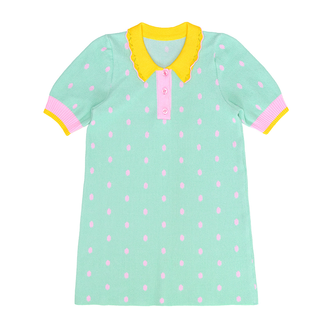 Cerise Dress Cotton, Mint