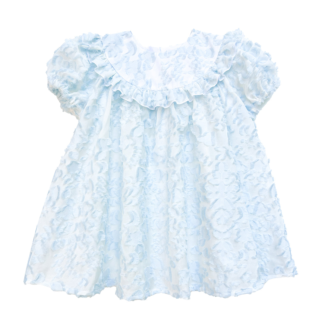 Clara Baby Dress Chiffon, Blue