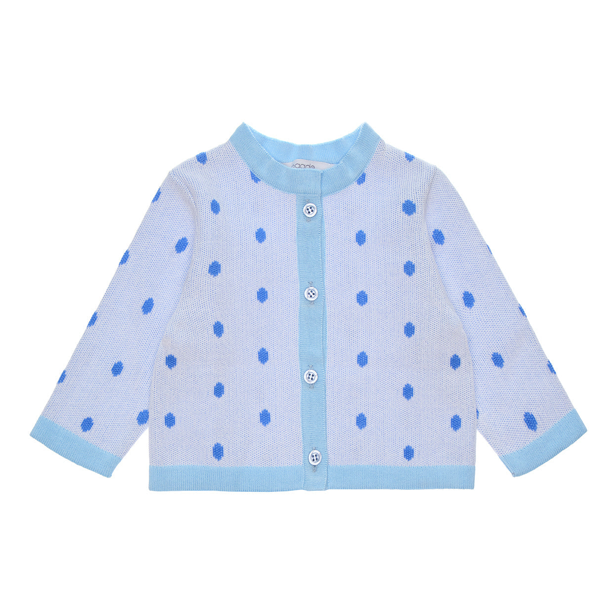 Cerise Baby Cardigan Cotton, White