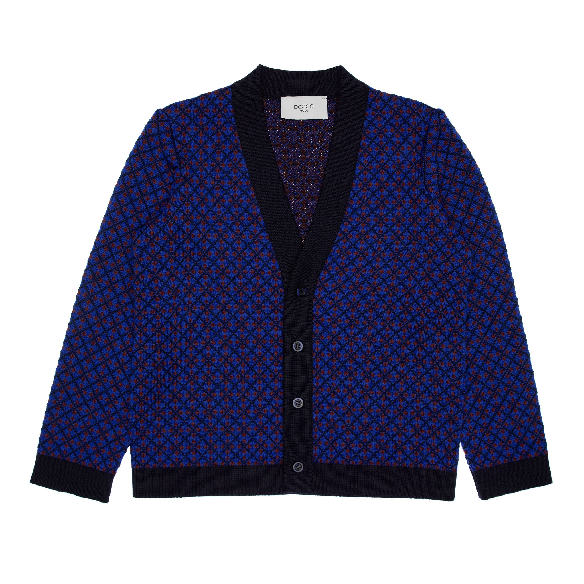 Morgan Merino Wool Cardigan, Luminous Blue