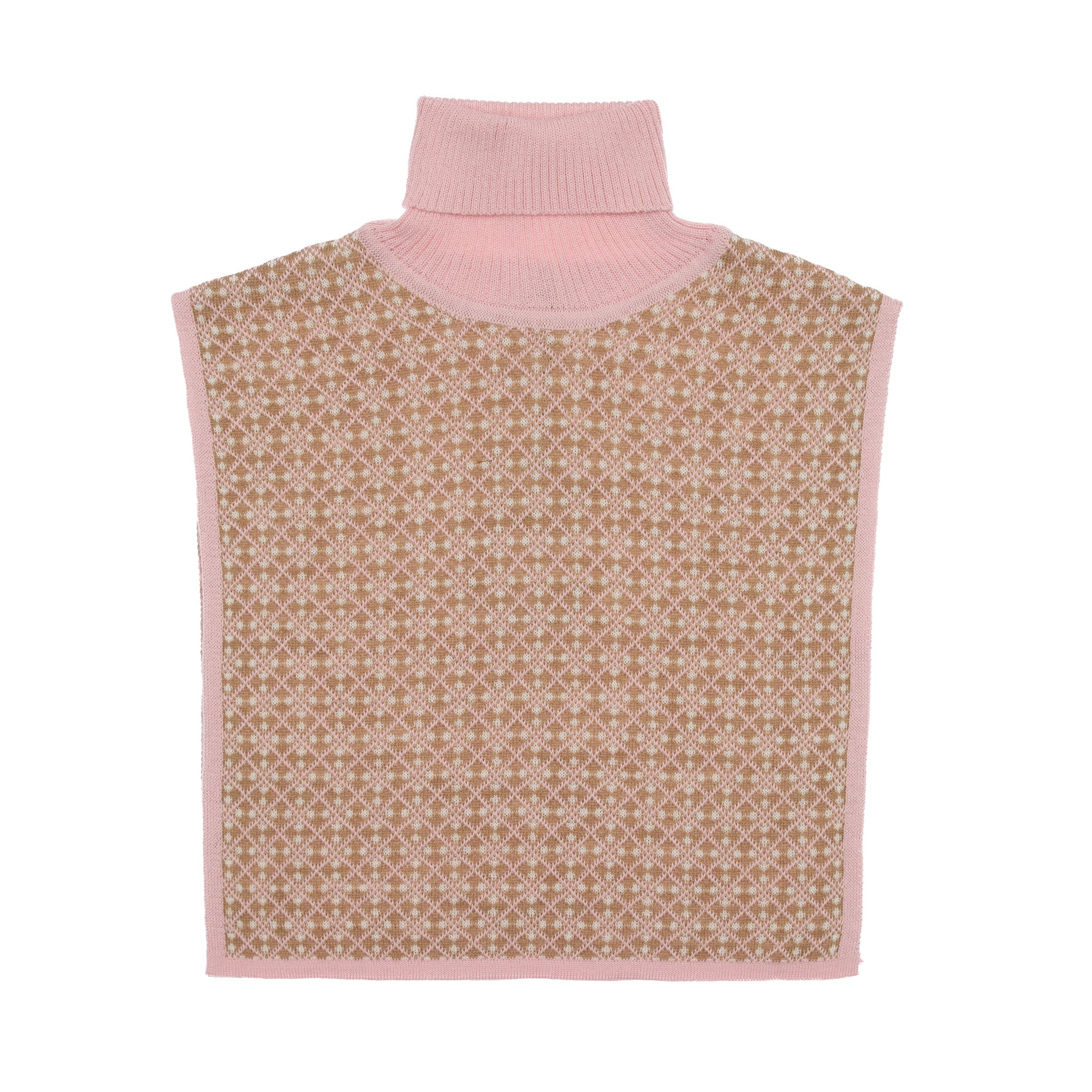 Morgan Merino Wool Roll Neck, Pink