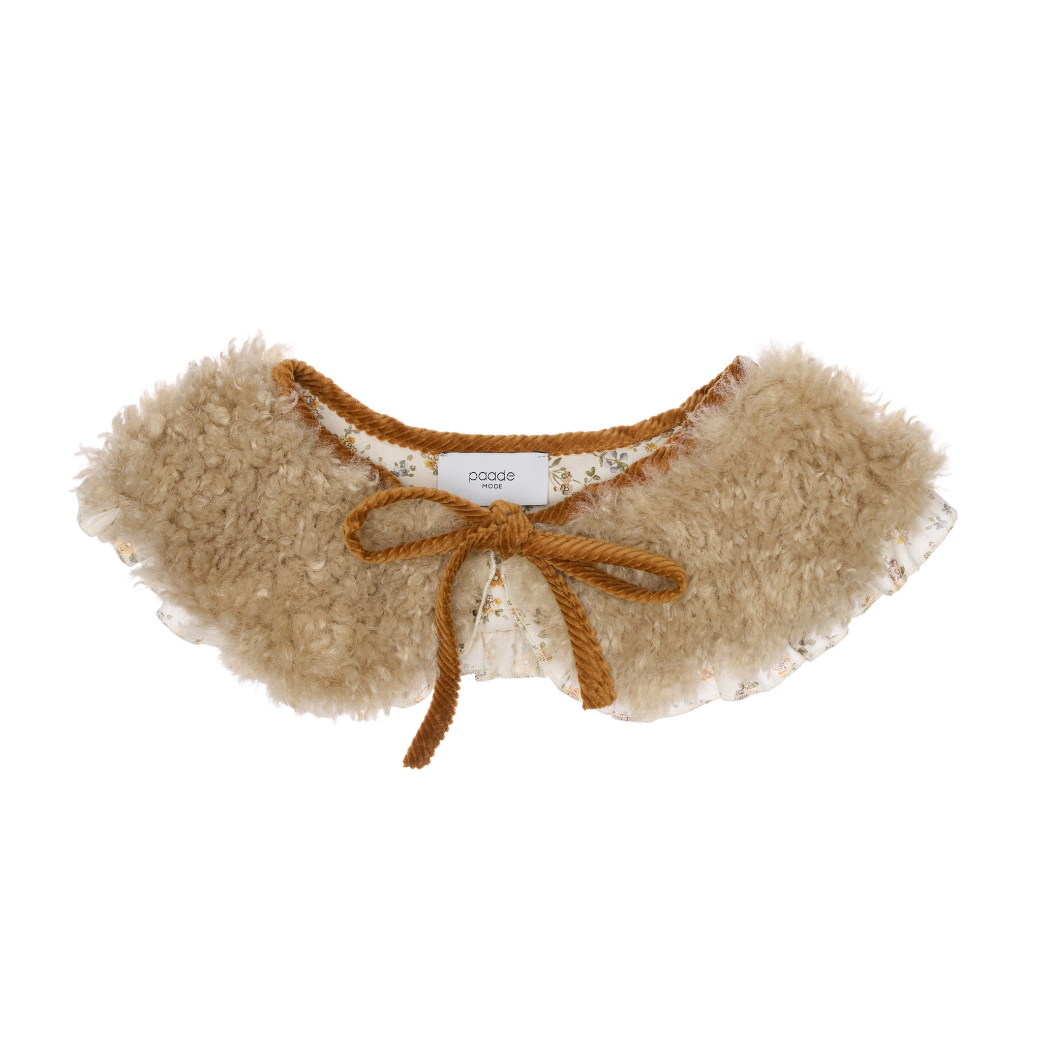 Teddy Faux Fur Collar, Beige