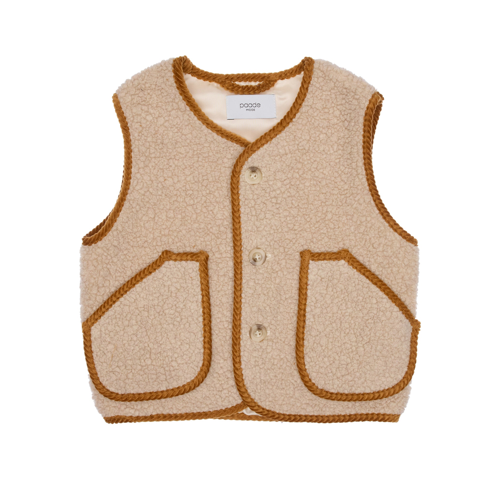 Leo Sherpa Vest, Grey