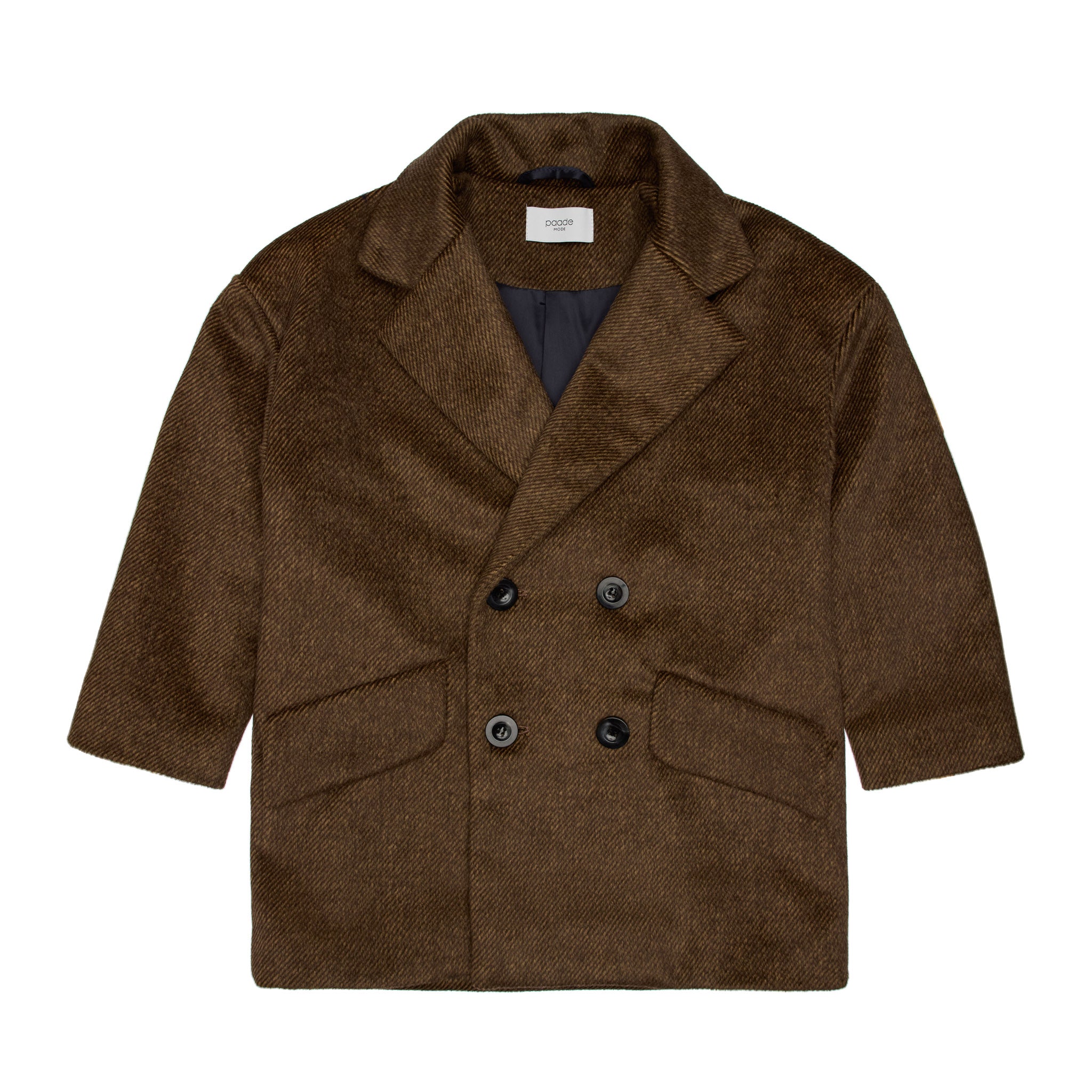 Carter Wool Oversized Coat, Brown