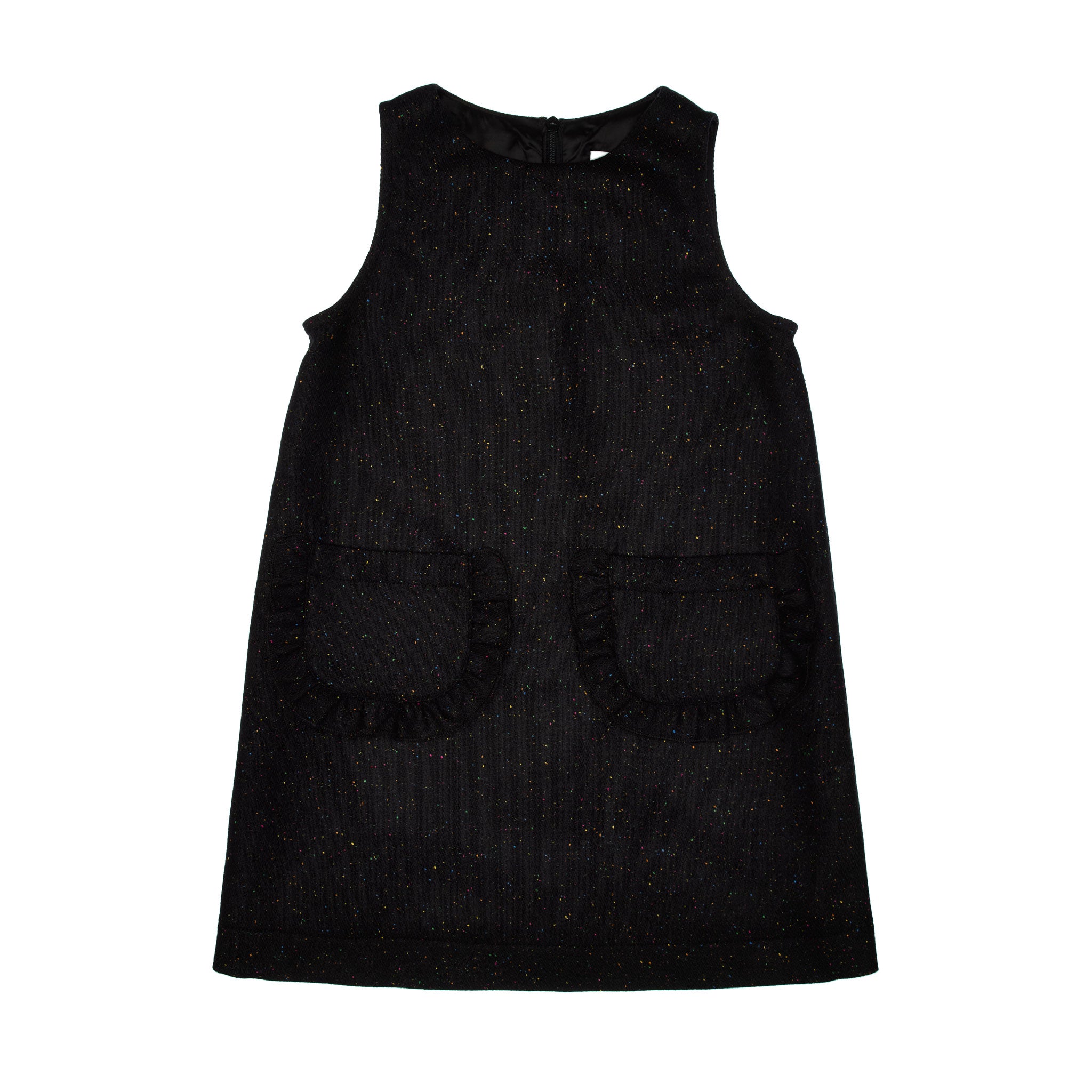 Parker Wool A-Line Dress, Black