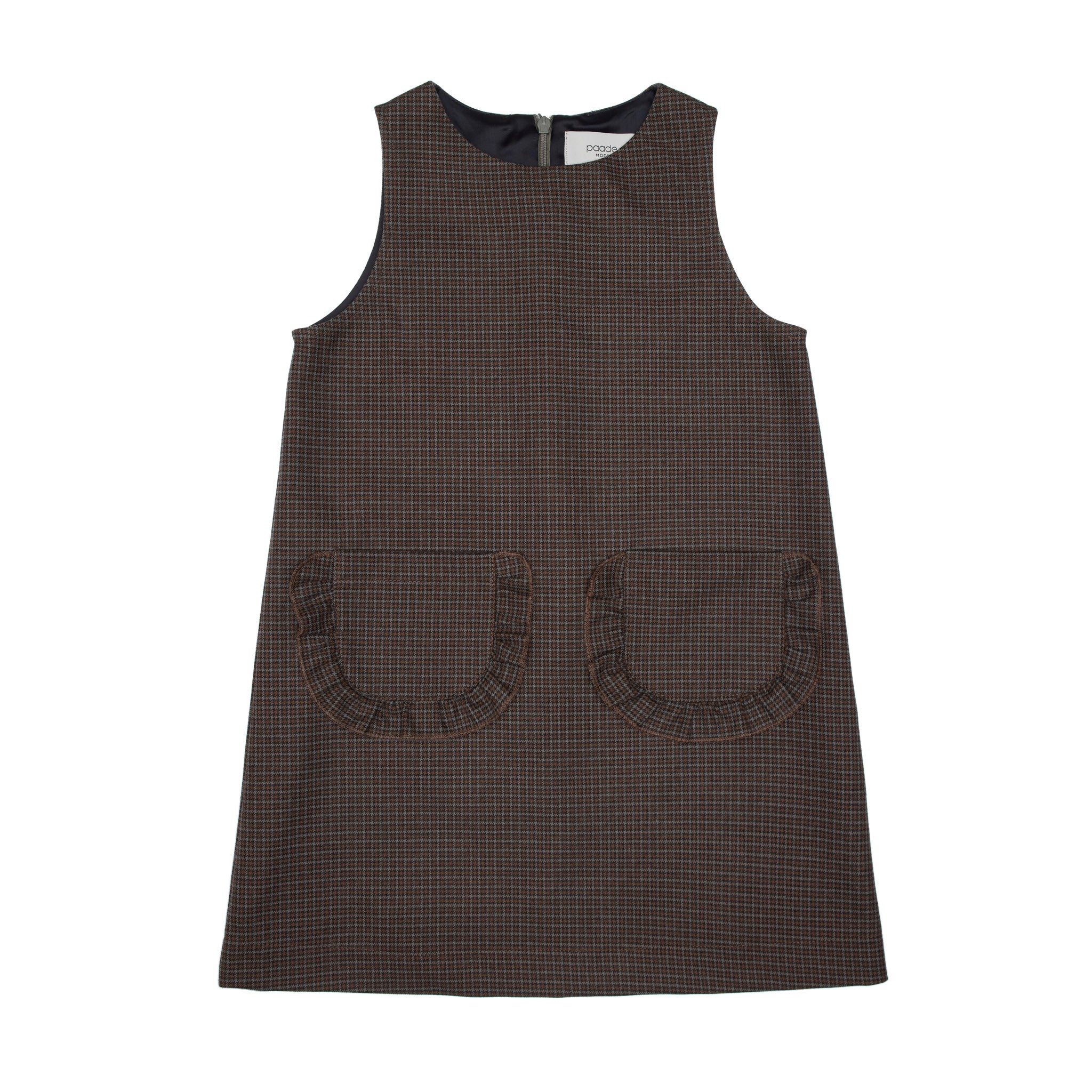 Frankie Cotton A-Line Dress, Grey