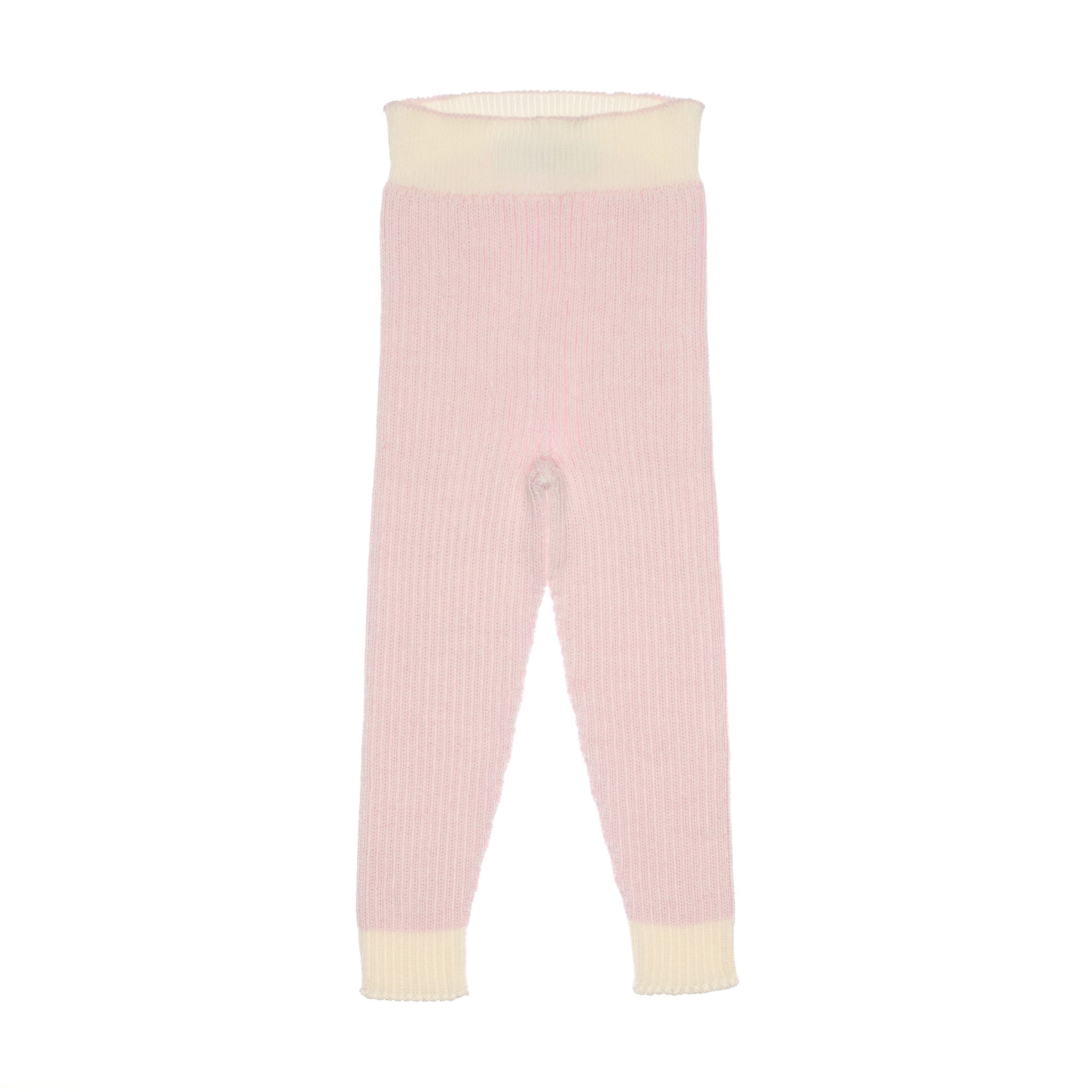 Alex Seamless Merino Wool Baby Leggings, White