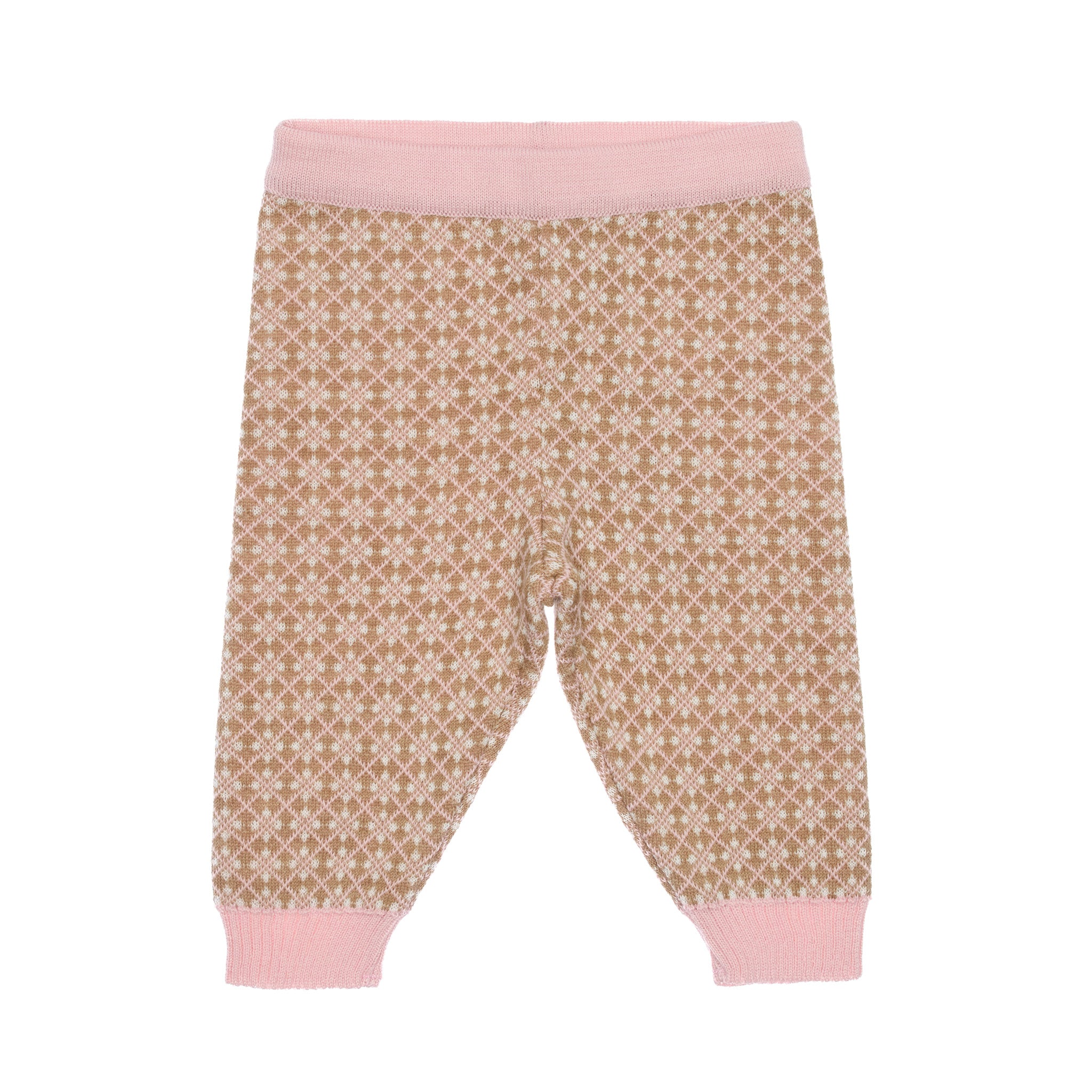 Morgan Merino Wool Baby Trousers, Pink