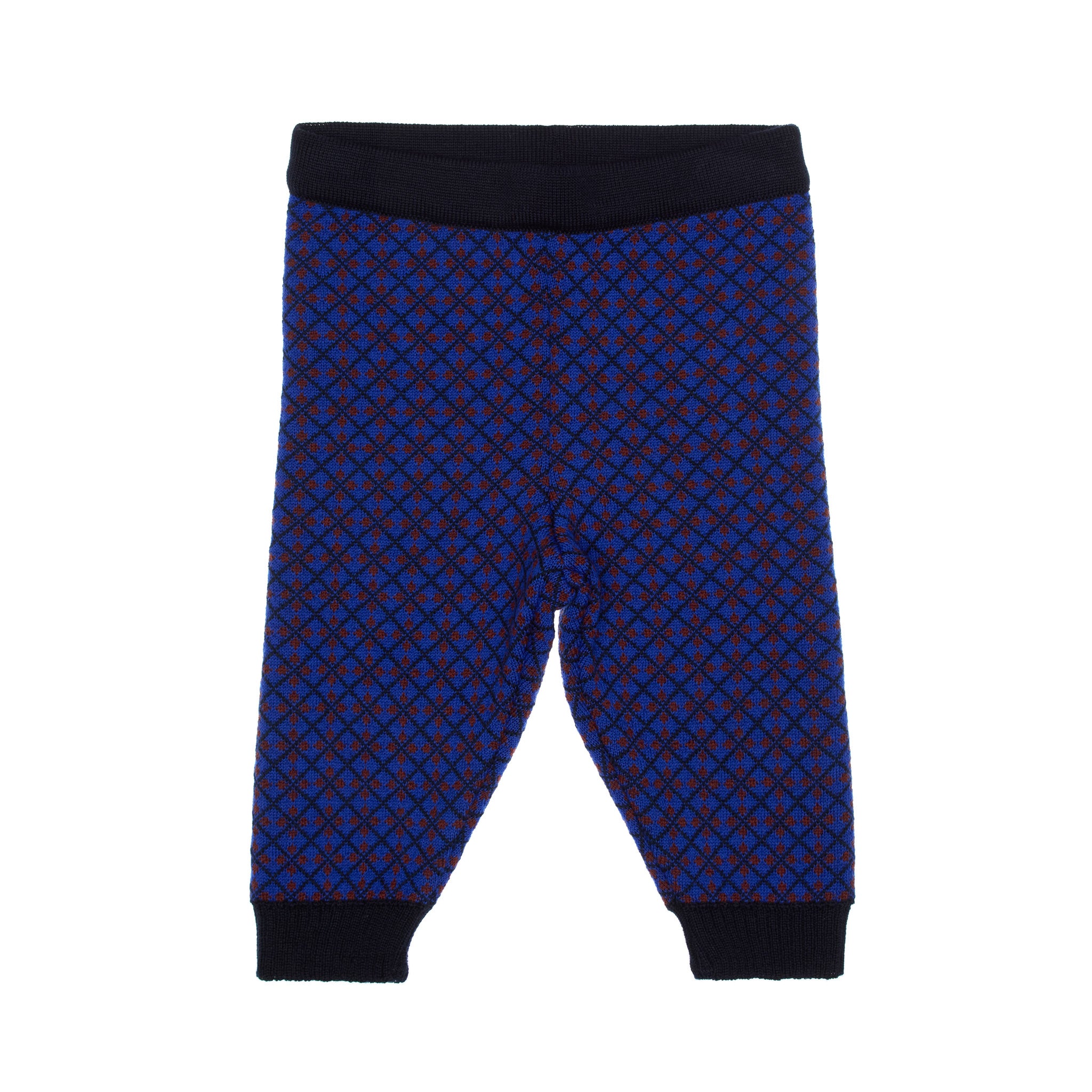 Morgan Merino Wool Baby Trousers, Luminous Blue