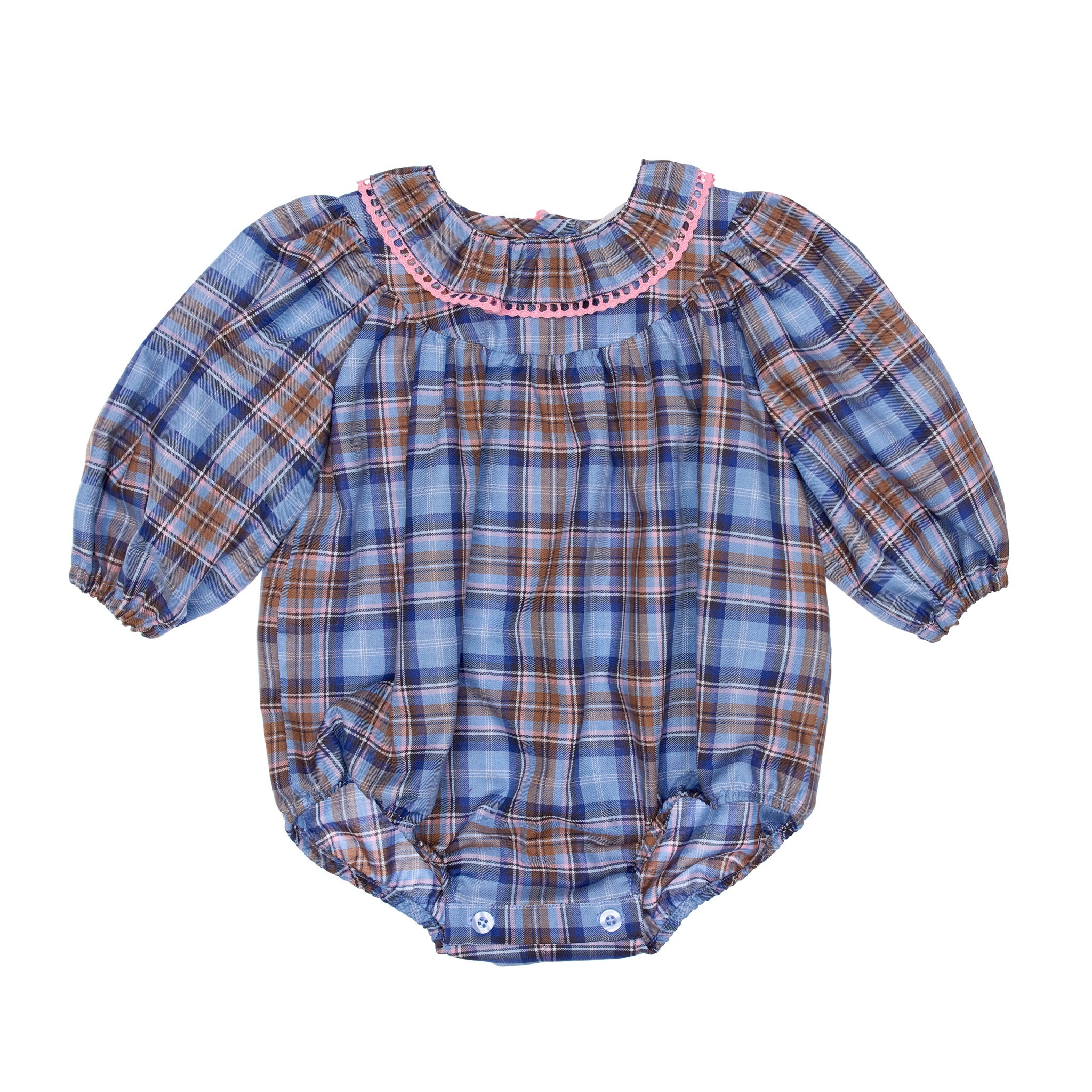 Willow Baby Romper Cotton, Blue